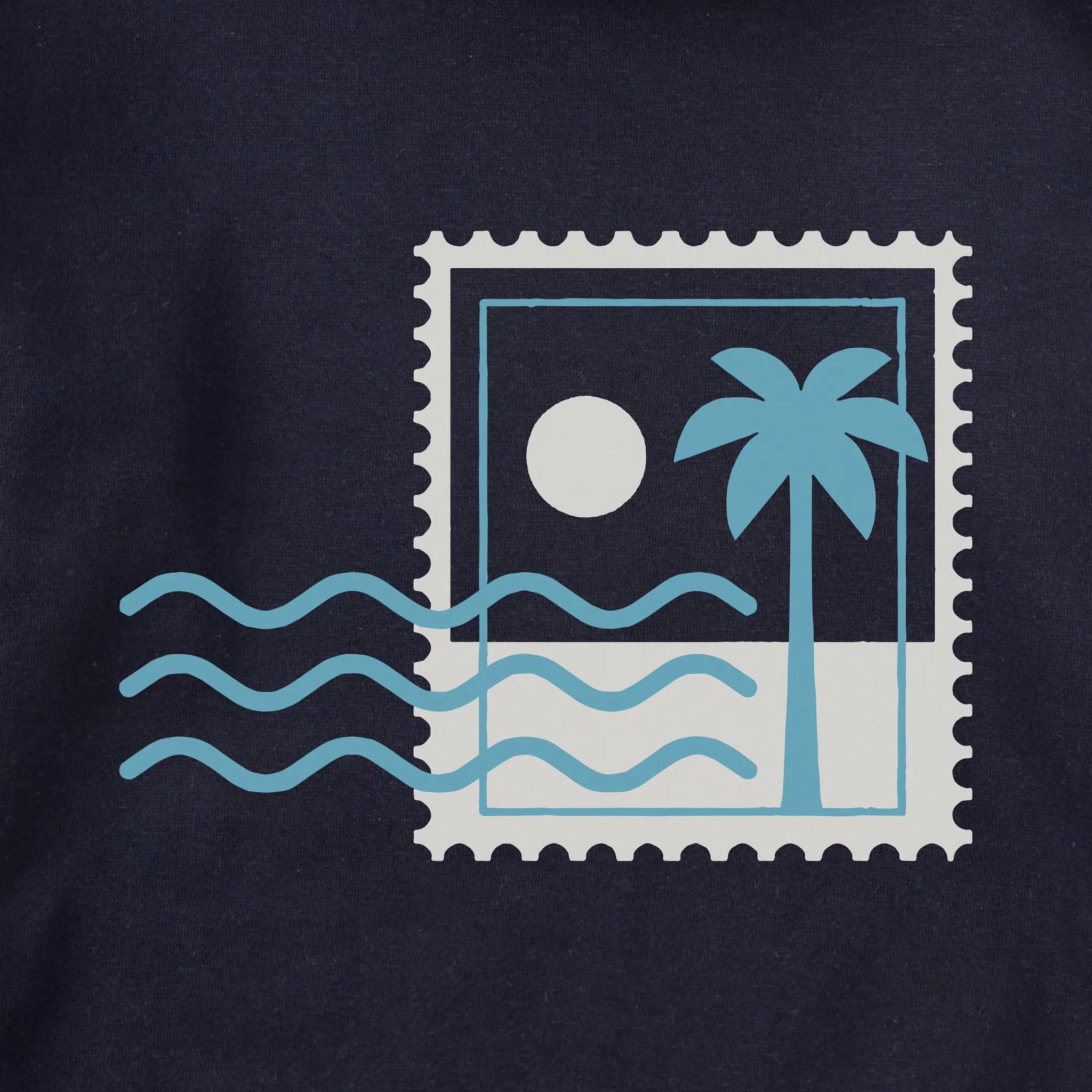 Adult Unisex Beach Stamp Every Wear Hoodie Sweatshirt sold by Life is Good product image thumbnail 2