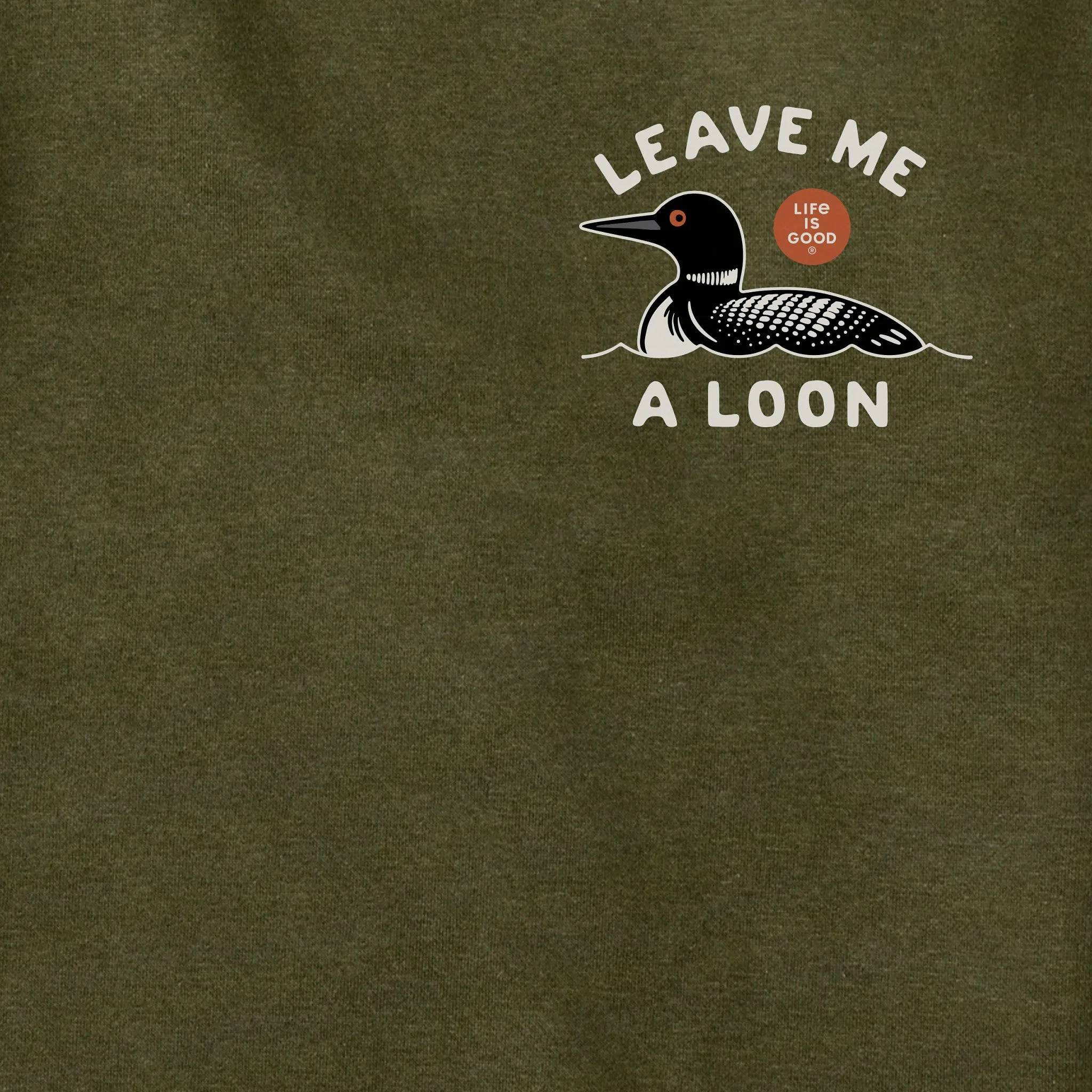 Adult Unisex Leave Me a Loon Every Wear Hoodie Sweatshirt sold by Life is Good product image thumbnail 2