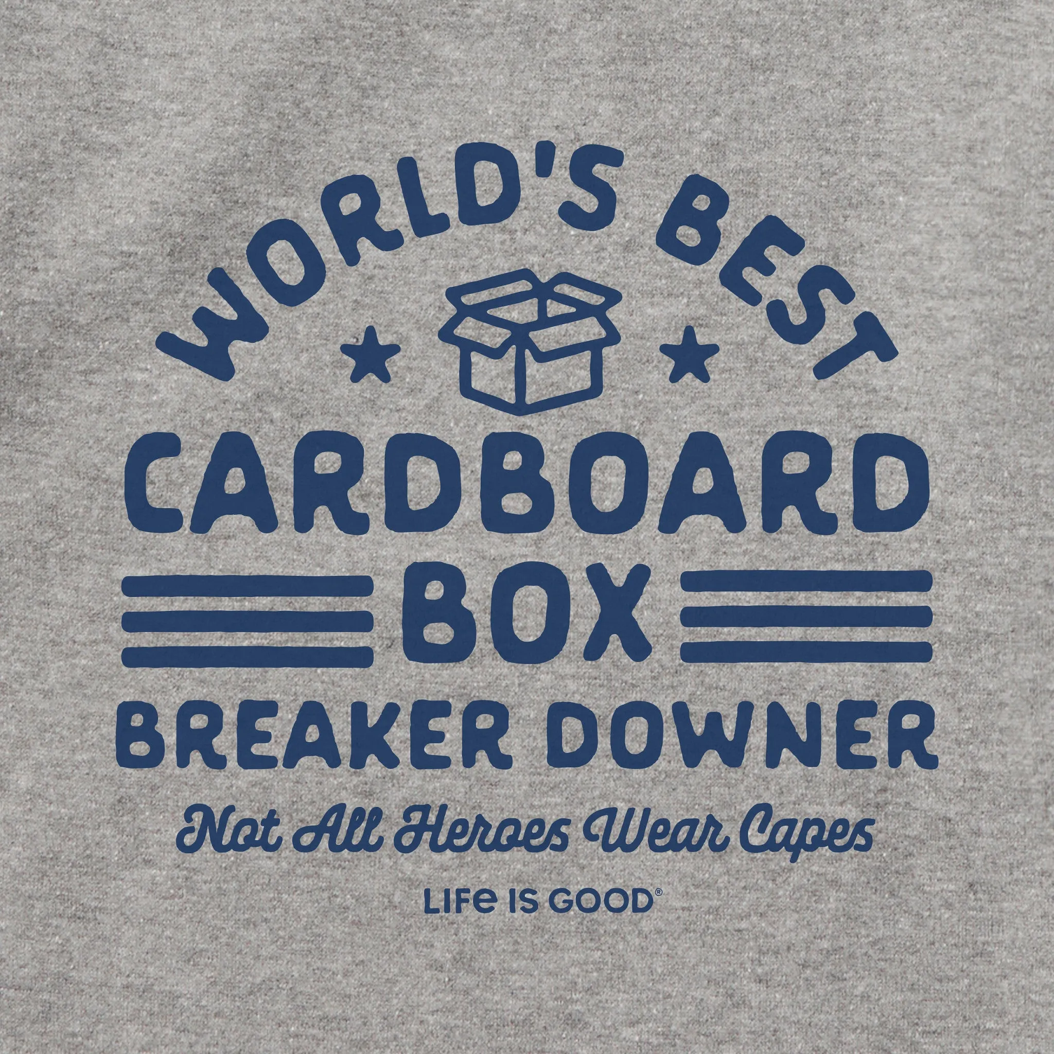 Adult Unisex Cardboard Box Breaker Downer Every Wear Hoodie Sweatshirt sold by Life is Good product image thumbnail 2