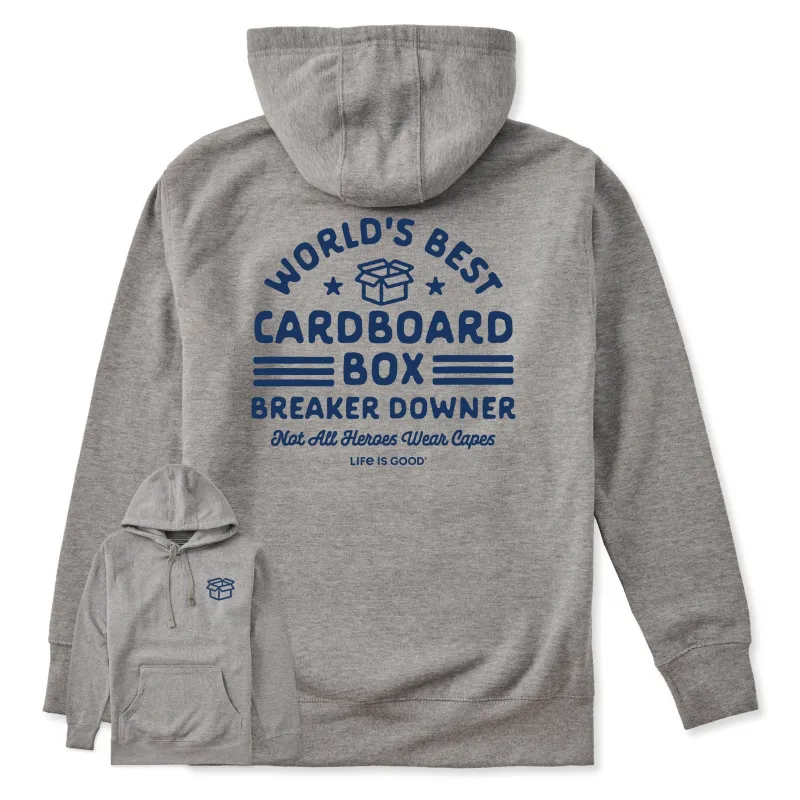 Adult Unisex Cardboard Box Breaker Downer Every Wear Hoodie Sweatshirt sold by Life is Good