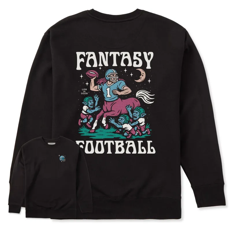 Adult Unisex Centaur Fantasy Football Every Wear Crew Sweatshirt sold by Life is Good
