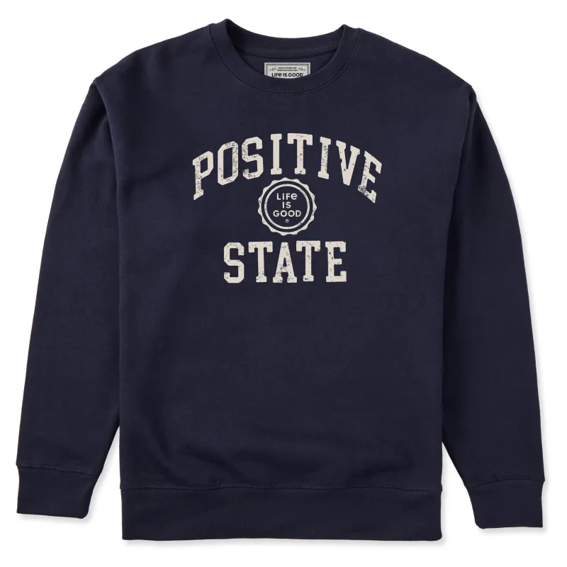 Adult Unisex Positive State Every Wear Crew Sweatshirt sold by Life is Good