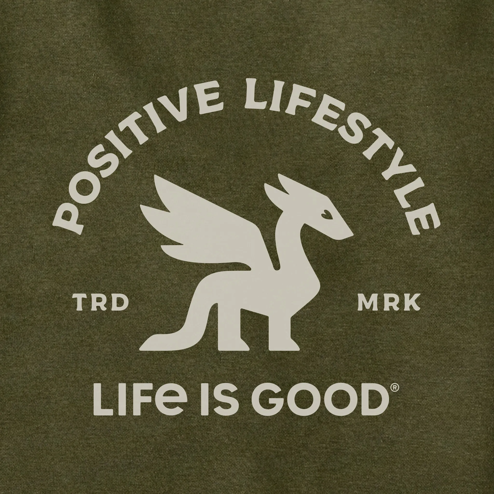 Adult Unisex Positive Lifestyle Dragon Every Wear Hoodie Sweatshirt sold by Life is Good product image thumbnail 2