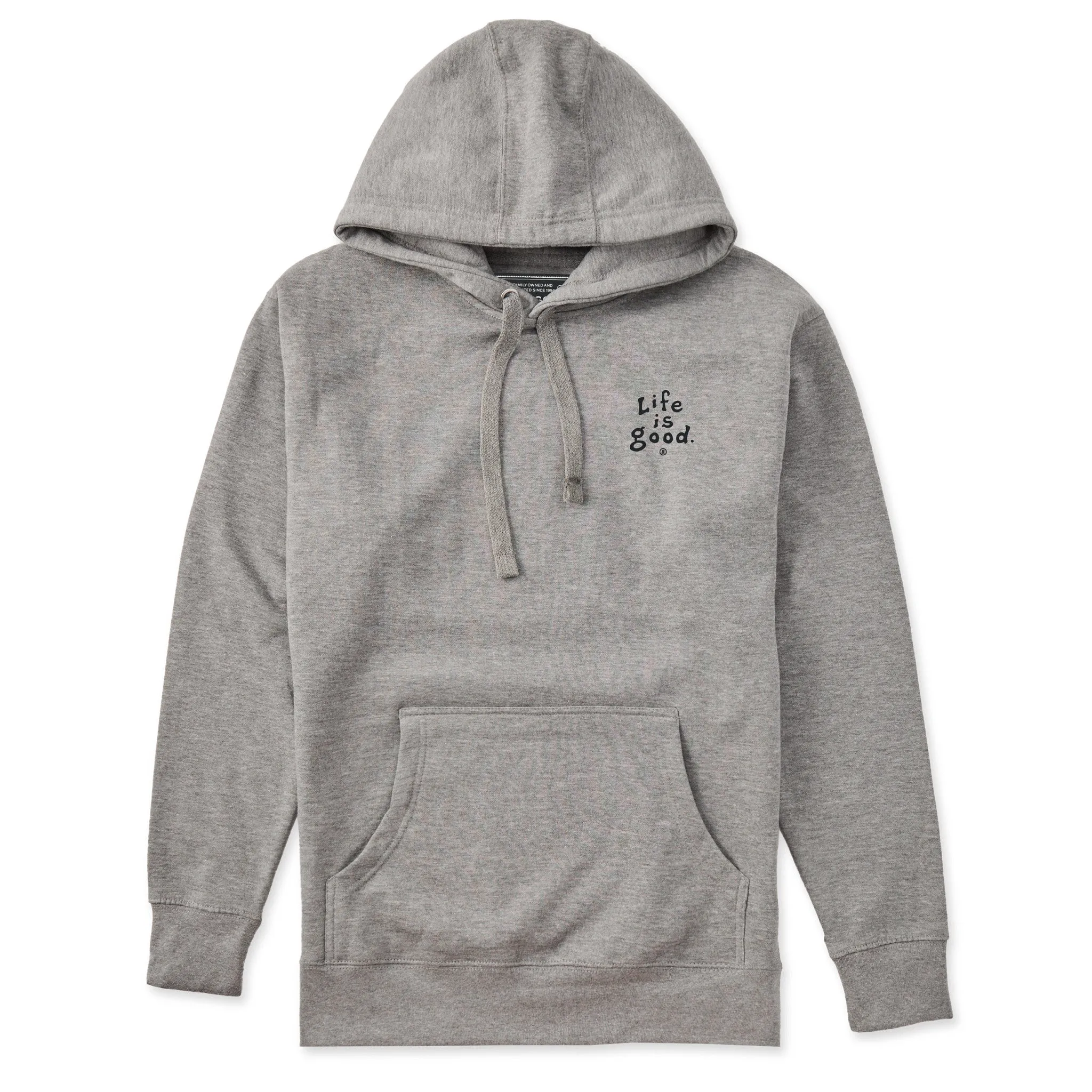 Adult Unisex LIG Vintage Wordmark Stacked Every Wear Hoodie Sweatshirt sold by Life is Good product image thumbnail 3