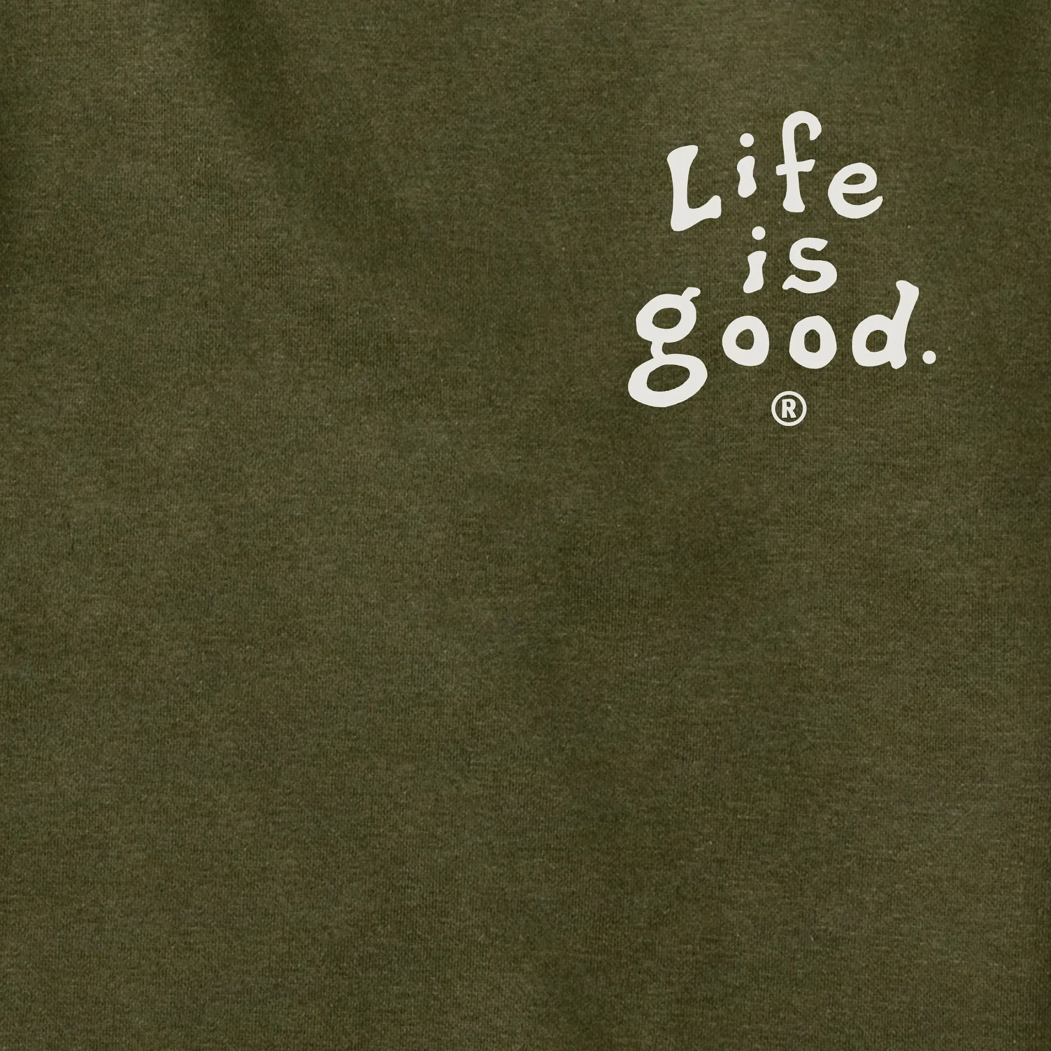 Adult Unisex LIG Vintage Wordmark Stacked Every Wear Hoodie Sweatshirt sold by Life is Good product image thumbnail 2