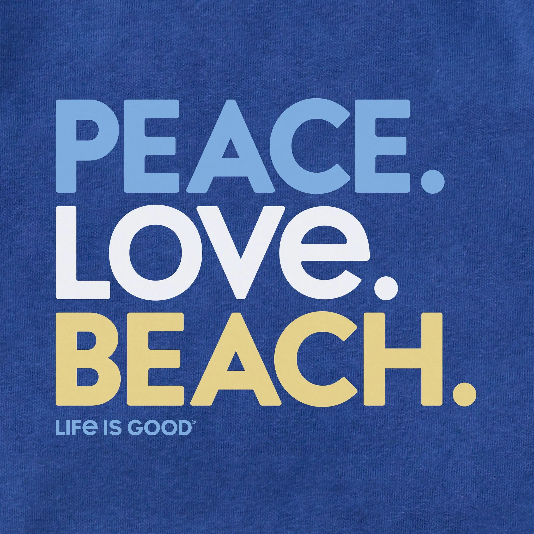 Adult Unisex Peace Love Beach Every Wear Hoodie Sweatshirt sold by Life is Good product image thumbnail 2
