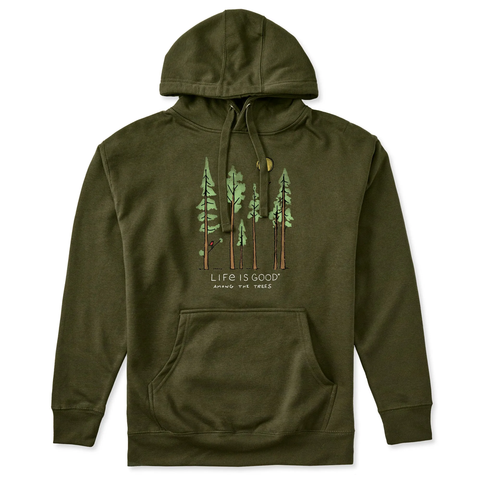Adult Unisex Life is Good Among the Trees Every Wear Hoodie Sweatshirt sold by Life is Good