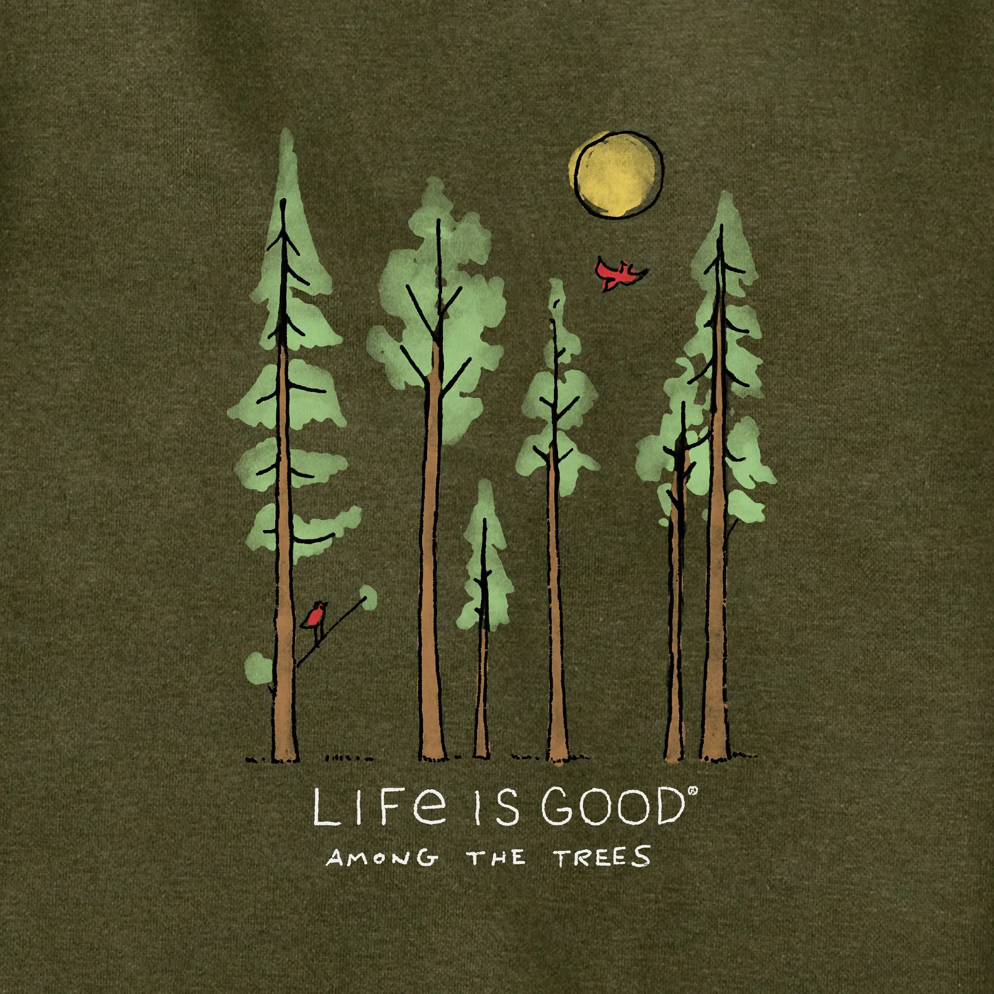 Adult Unisex Life is Good Among the Trees Every Wear Hoodie Sweatshirt sold by Life is Good product image thumbnail 2