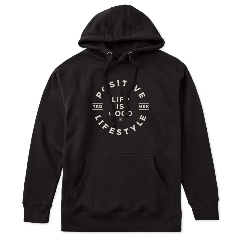 Adult Unisex Positive Lifestyle Circle Every Wear Hoodie Sweatshirt sold by Life is Good