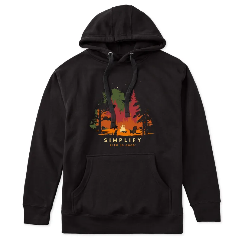 Adult Unisex Simplify Campfire Every Wear Hoodie Sweatshirt sold by Life is Good