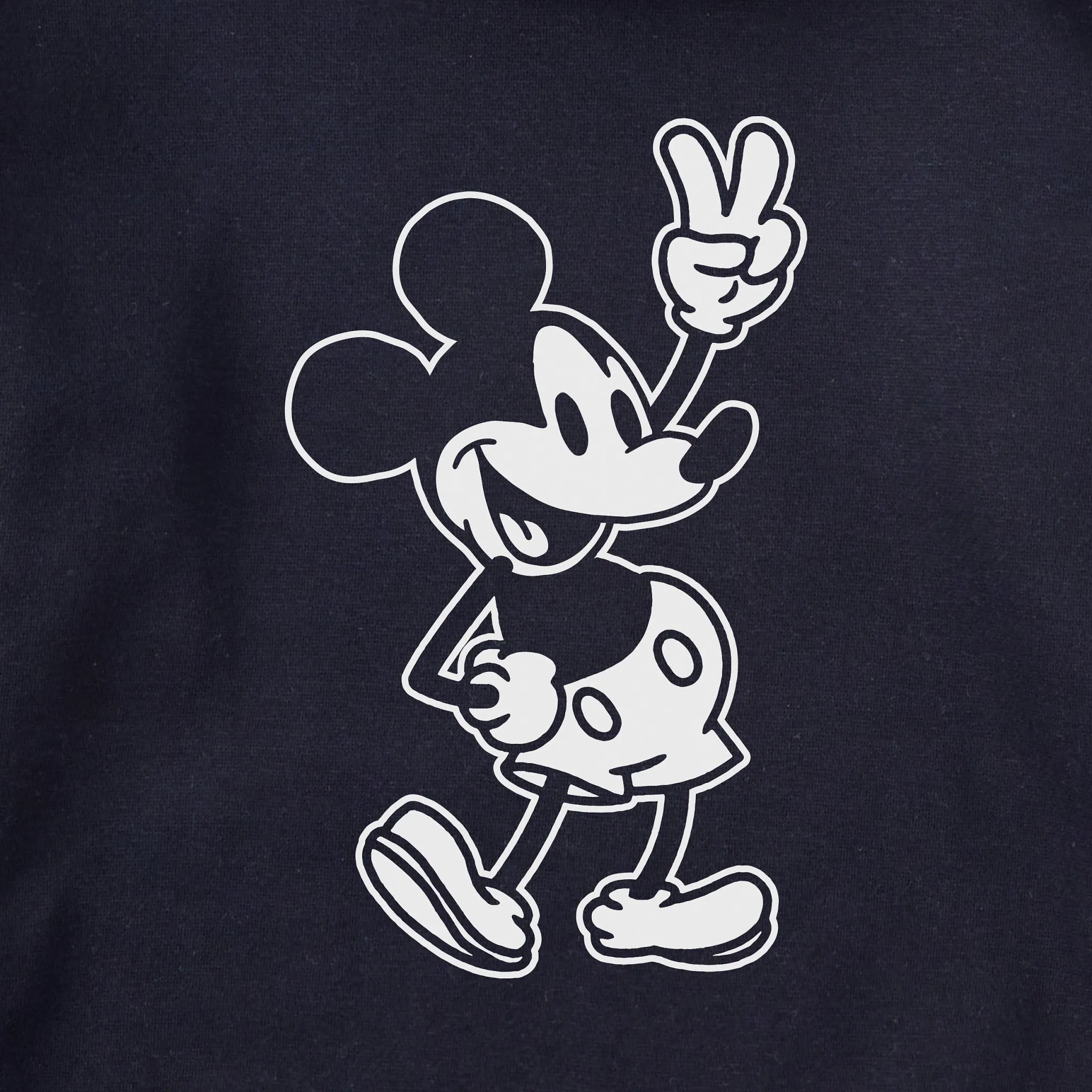 Adult Unisex Steamboat Willie Peace Mini Every Wear Hoodie Sweatshirt sold by Life is Good product image thumbnail 2