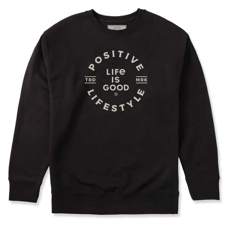 Adult Unisex Positive Lifestyle Circle Every Wear Crew Sweatshirt sold by Life is Good