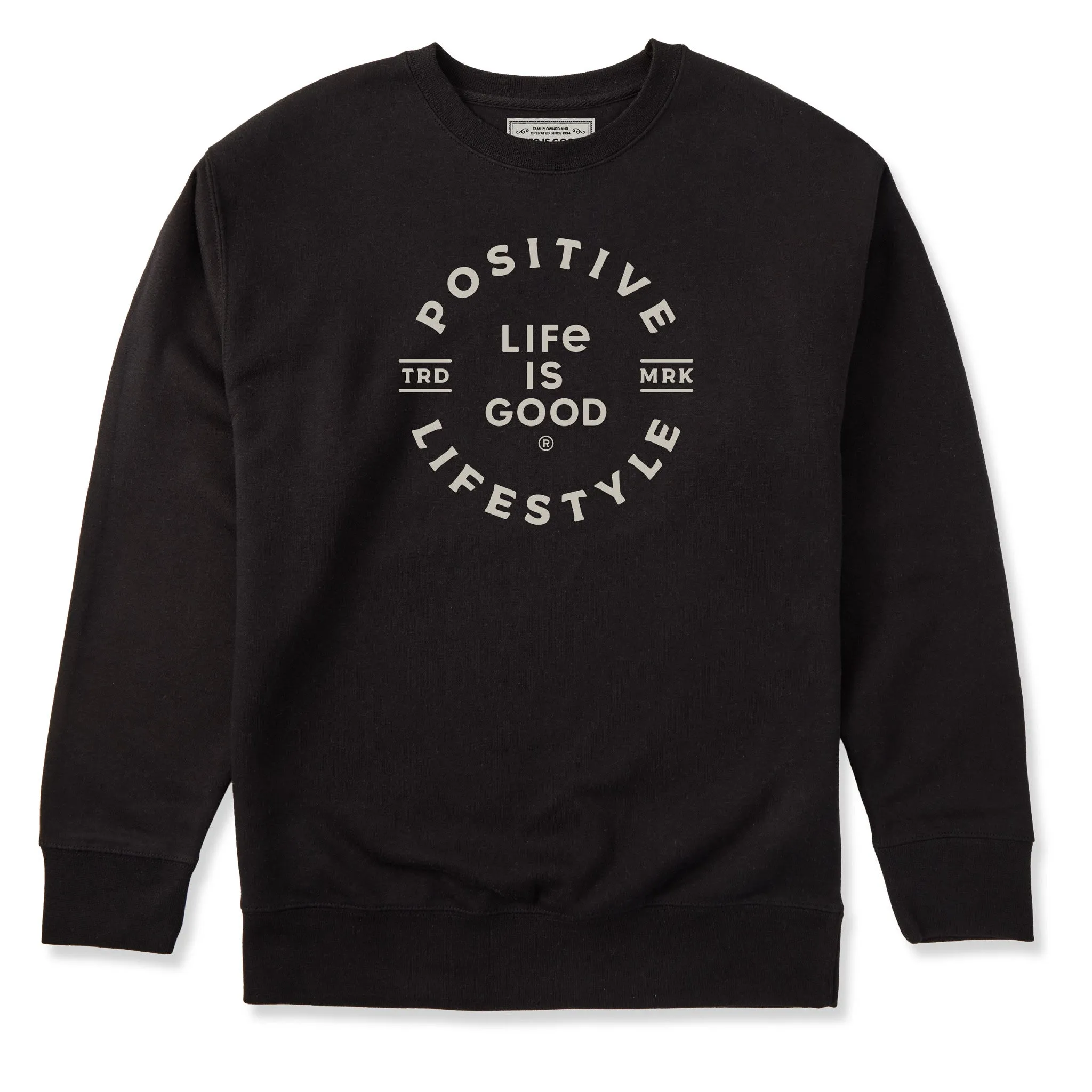 Adult Unisex Positive Lifestyle Circle Every Wear Crew Sweatshirt sold by Life is Good