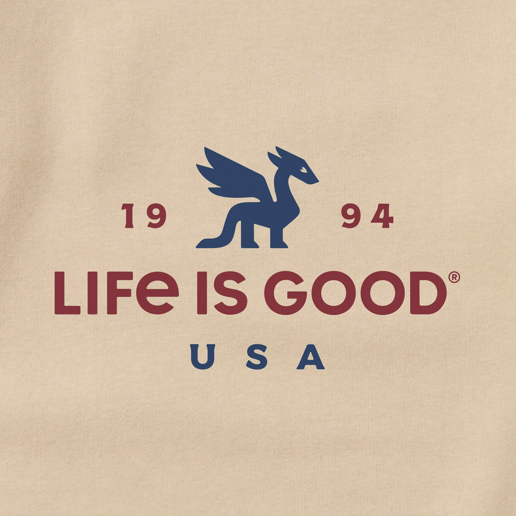 Adult Unisex USA Dragon Every Wear Crew Sweatshirt sold by Life is Good product image thumbnail 2