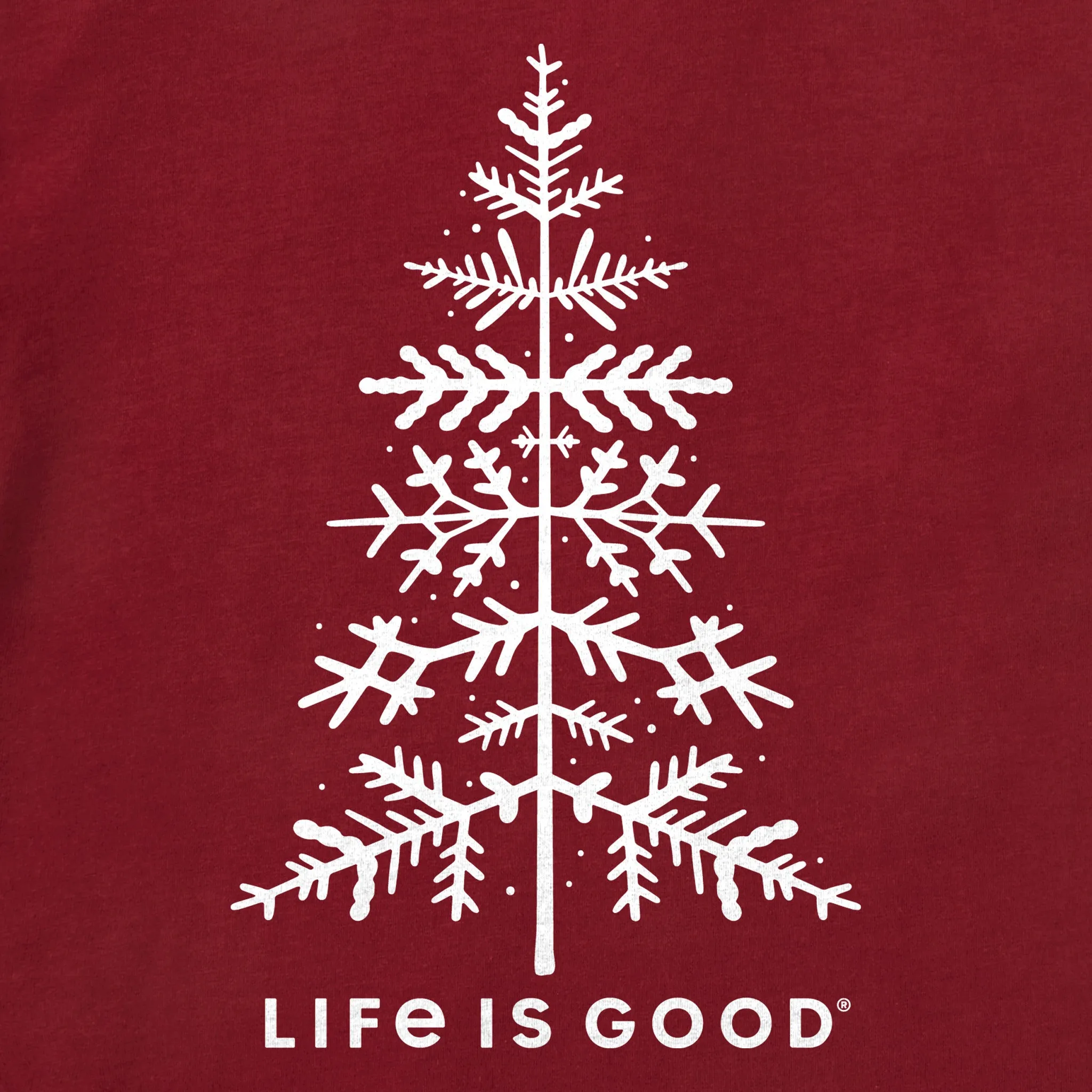 Women's Winter Tree Long Sleeve Crusher Vee sold by Life is Good product image thumbnail 2