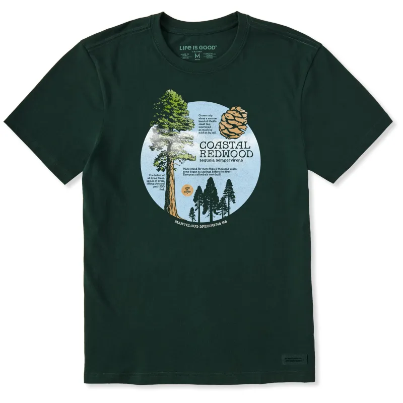 Men's Coastal Redwood Short Sleeve Crusher Tee sold by Life is Good