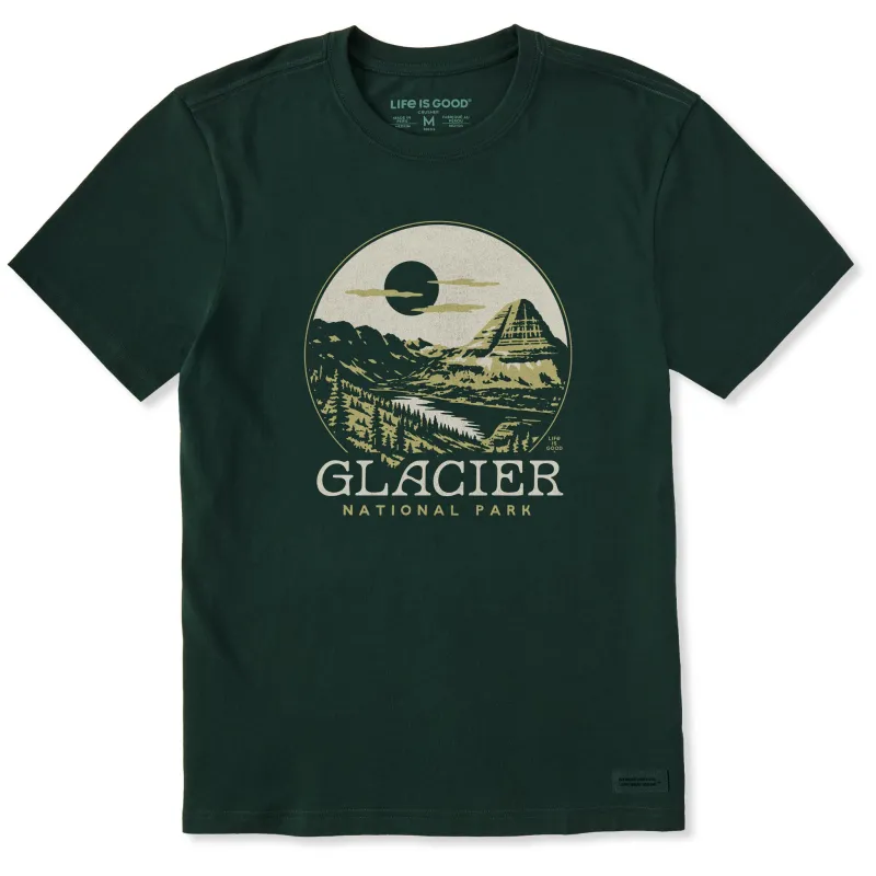 Men's Glacier Park Short Sleeve Crusher Tee sold by Life is Good