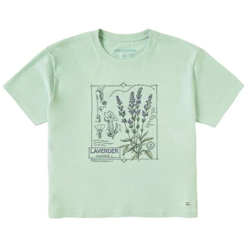 Women's Marvelous Lavender Short Sleeve Crusher Boxy Tee sold by Life is Good