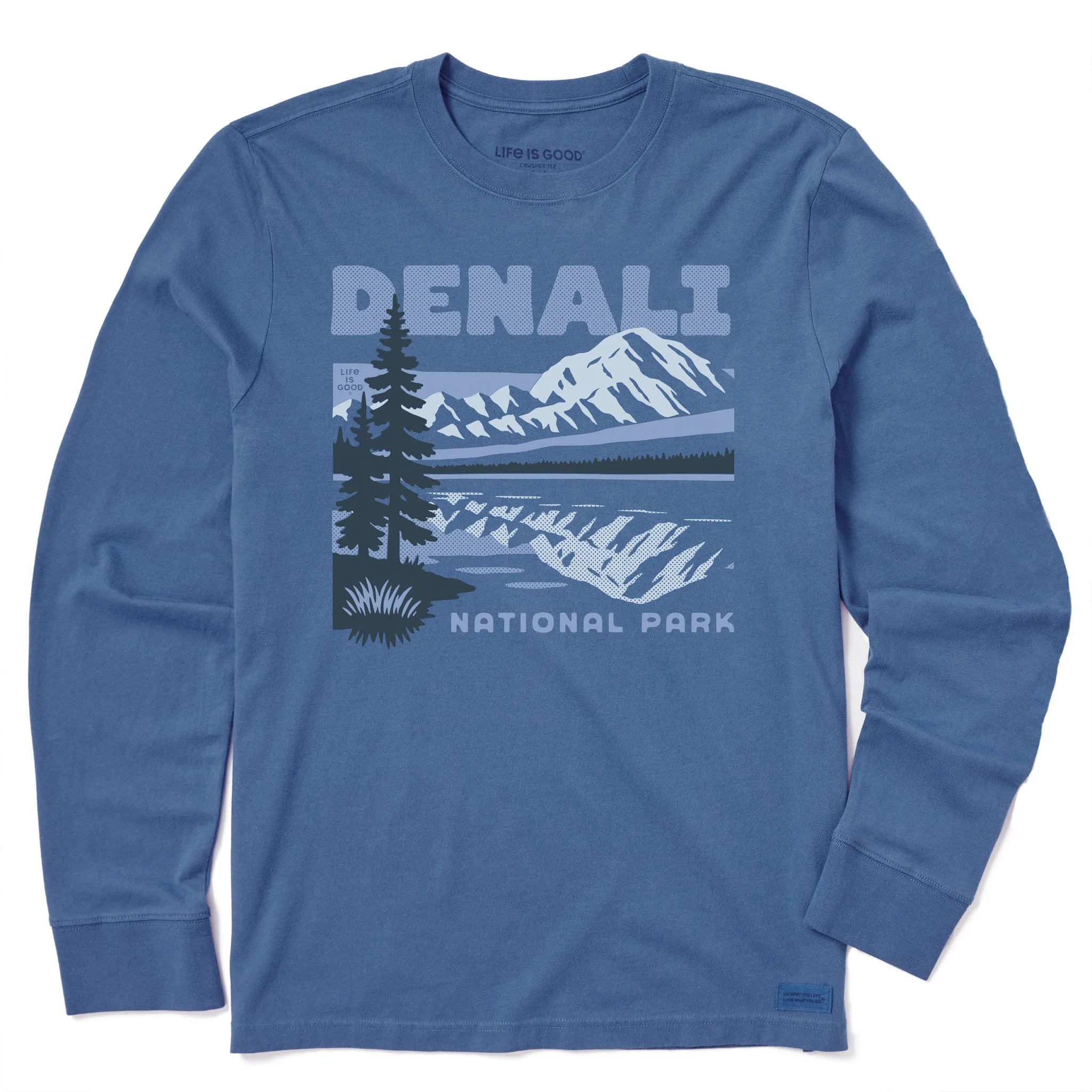 Men's Denali Park Long Sleeve Crusher Tee sold by Life is Good