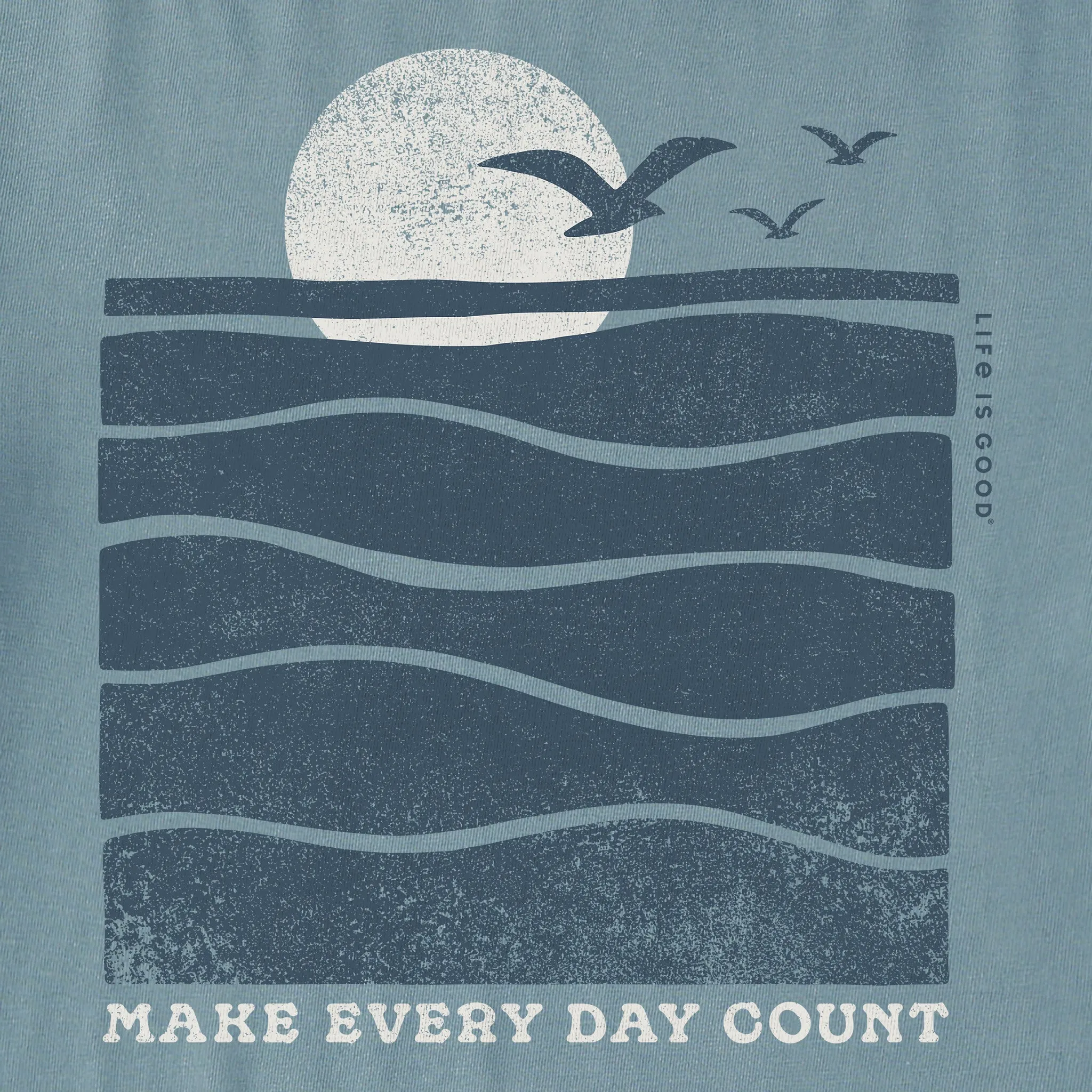Men's Make Everyday Count Sunset Short Sleeve Crusher Tee sold by Life is Good product image thumbnail 2
