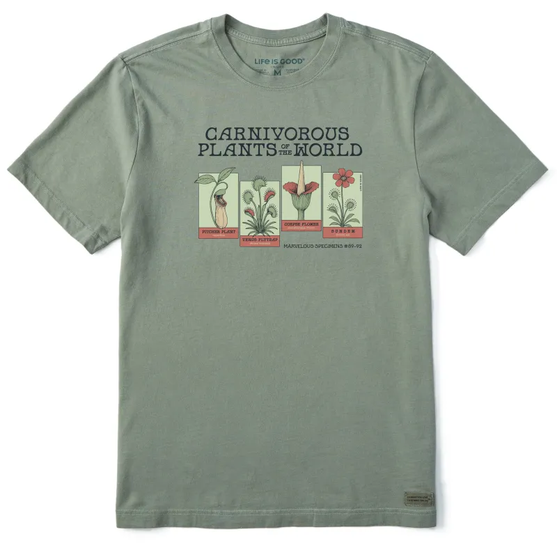 Men's Carnivorous Plants Short Sleeve Crusher Tee sold by Life is Good