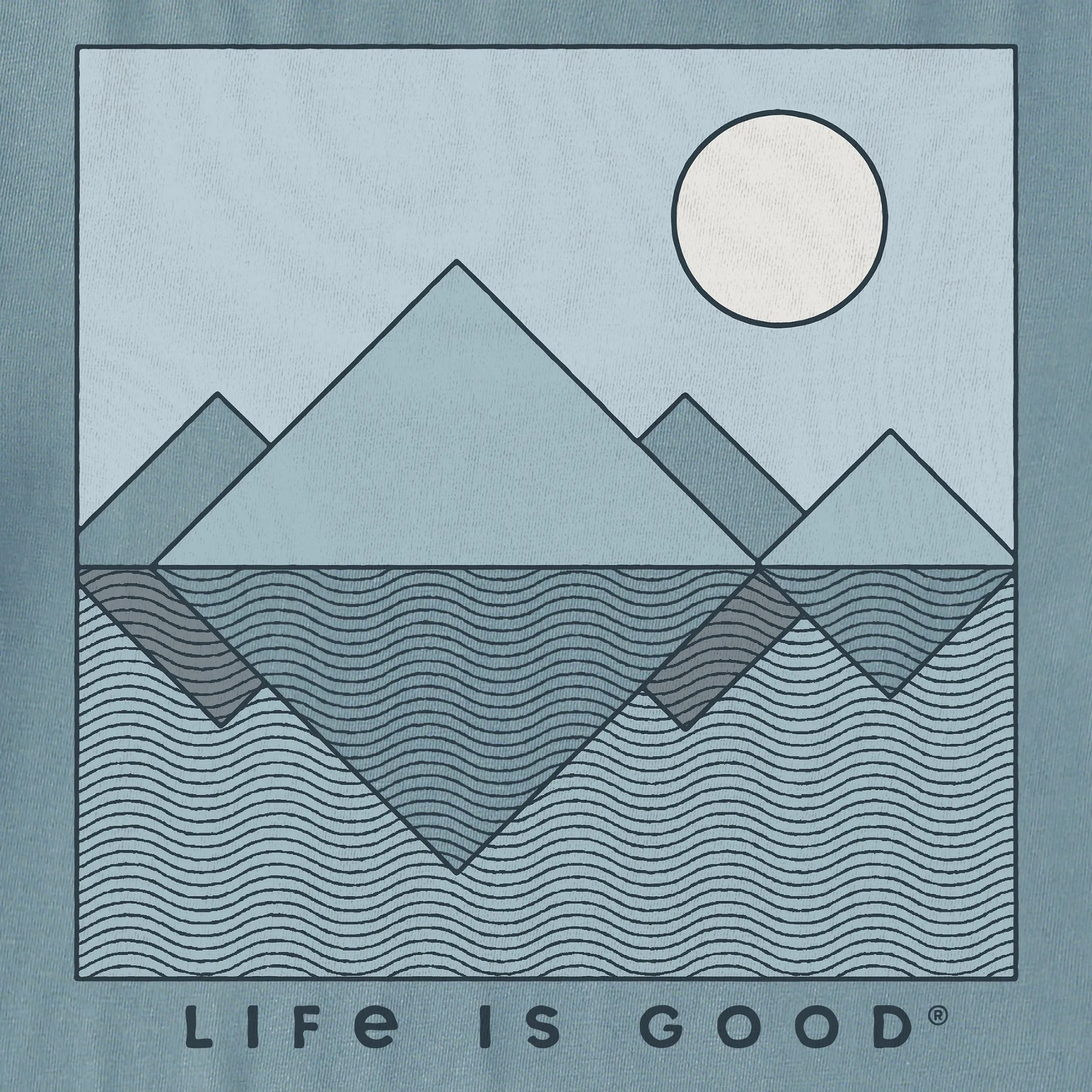 Women's Geometric Reflection Short Sleeve Crusher Tee sold by Life is Good product image thumbnail 2