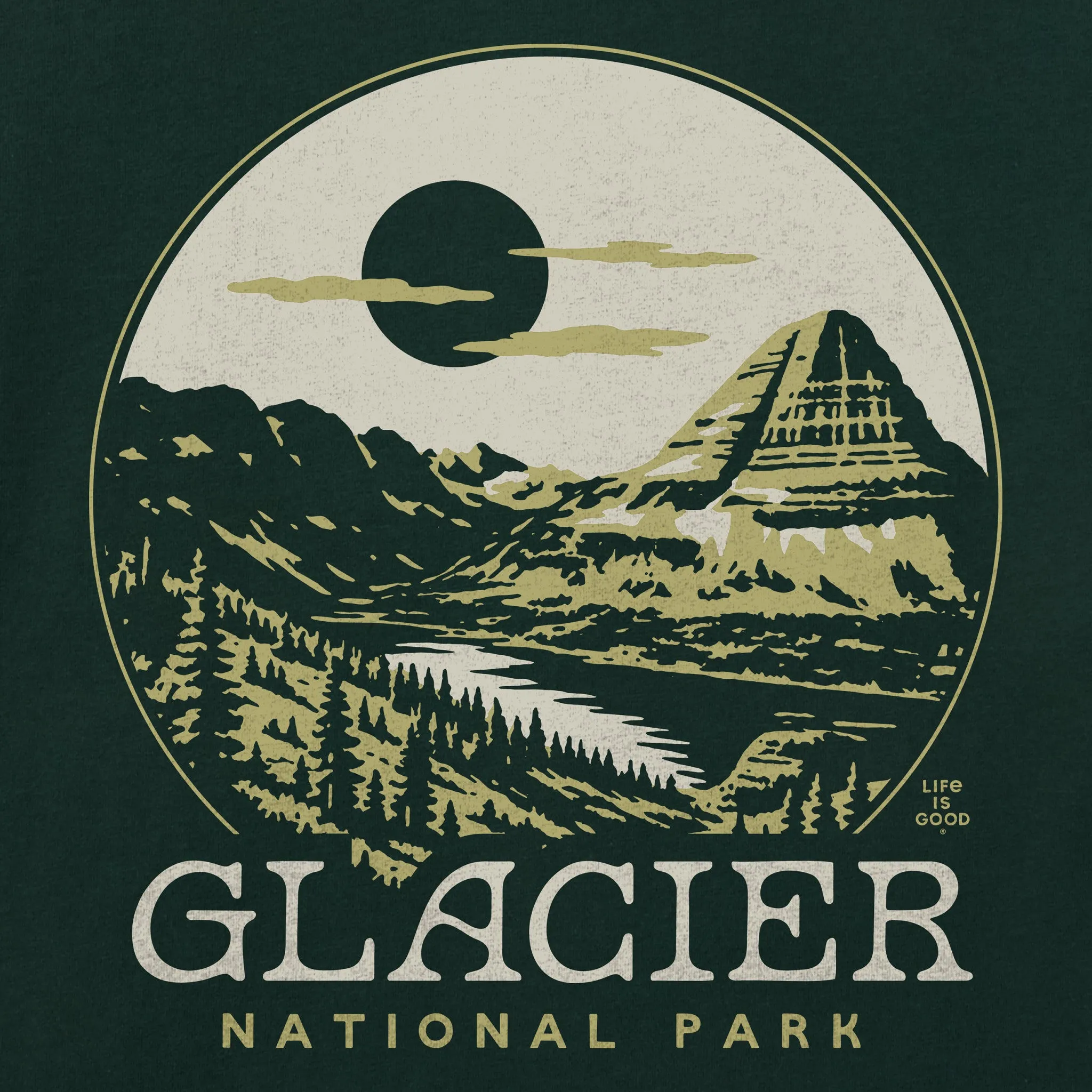 Men's Glacier Park Long Sleeve Crusher Tee sold by Life is Good product image thumbnail 2