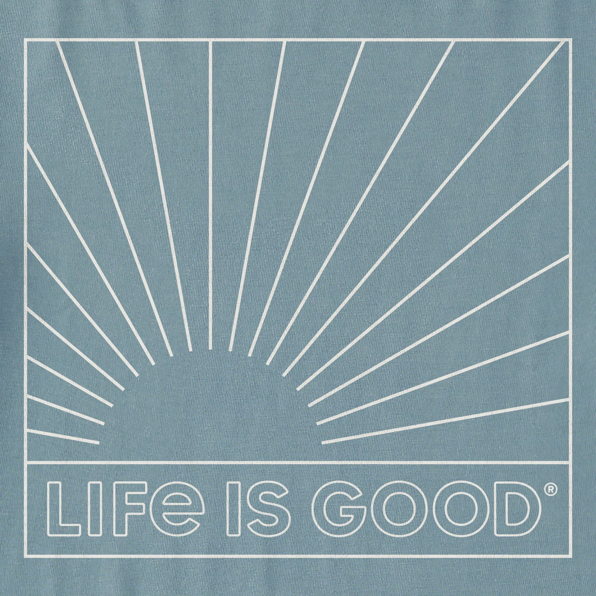 Women's Radiating Sunset Short Sleeve Crusher Tee sold by Life is Good product image thumbnail 2