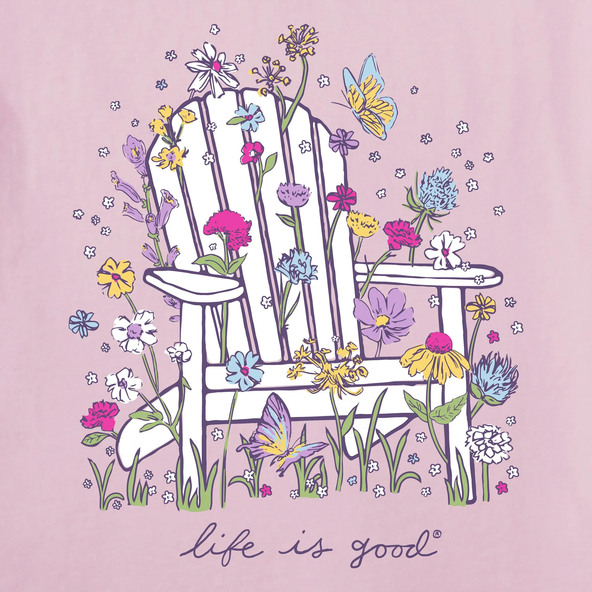 Women's Overgrown Adirondack Short Sleeve Crusher Tee sold by Life is Good product image thumbnail 2