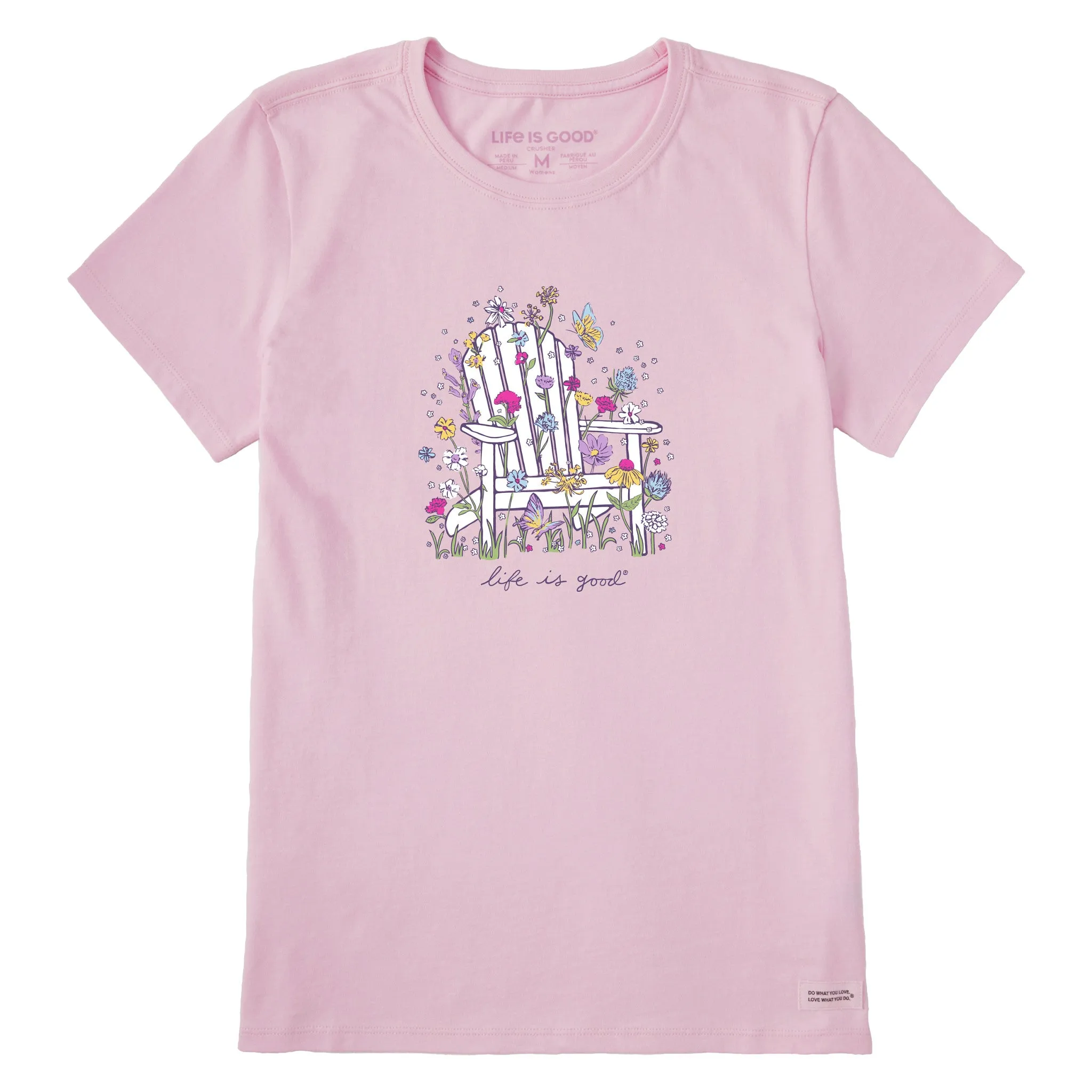 Women's Overgrown Adirondack Short Sleeve Crusher Tee sold by Life is Good