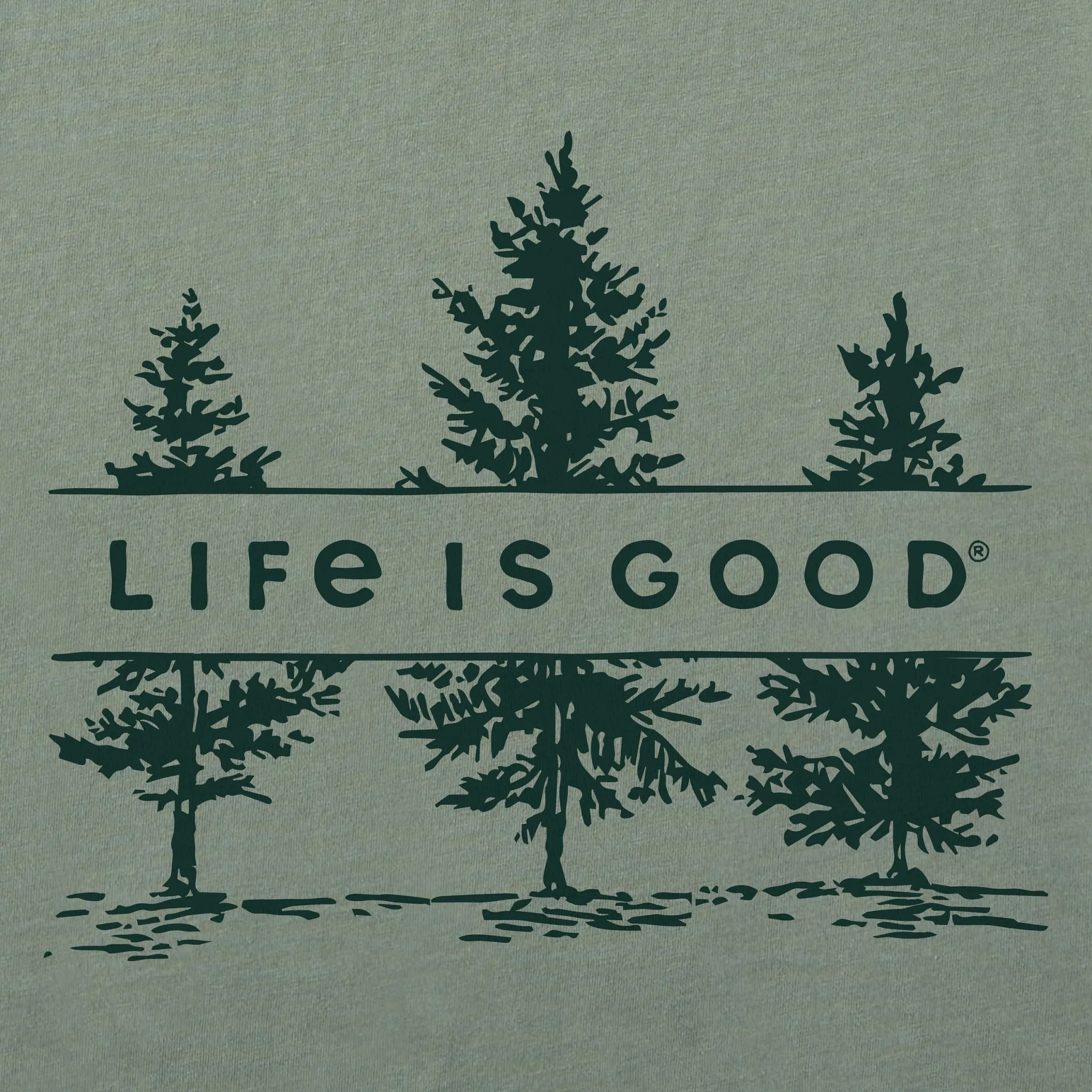 Women's Three Pine Trees Short Sleeve Crusher Tee sold by Life is Good product image thumbnail 2