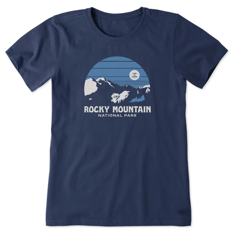 Women's Rocky Mountain National Park Short Sleeve Crusher Tee sold by Life is Good