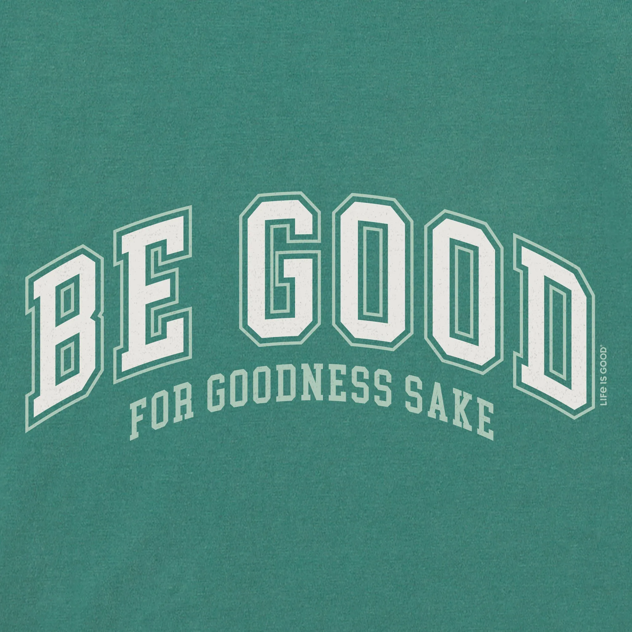 Men's Be Good For Goodness Sake Long Sleeve Crusher Tee sold by Life is Good product image thumbnail 2