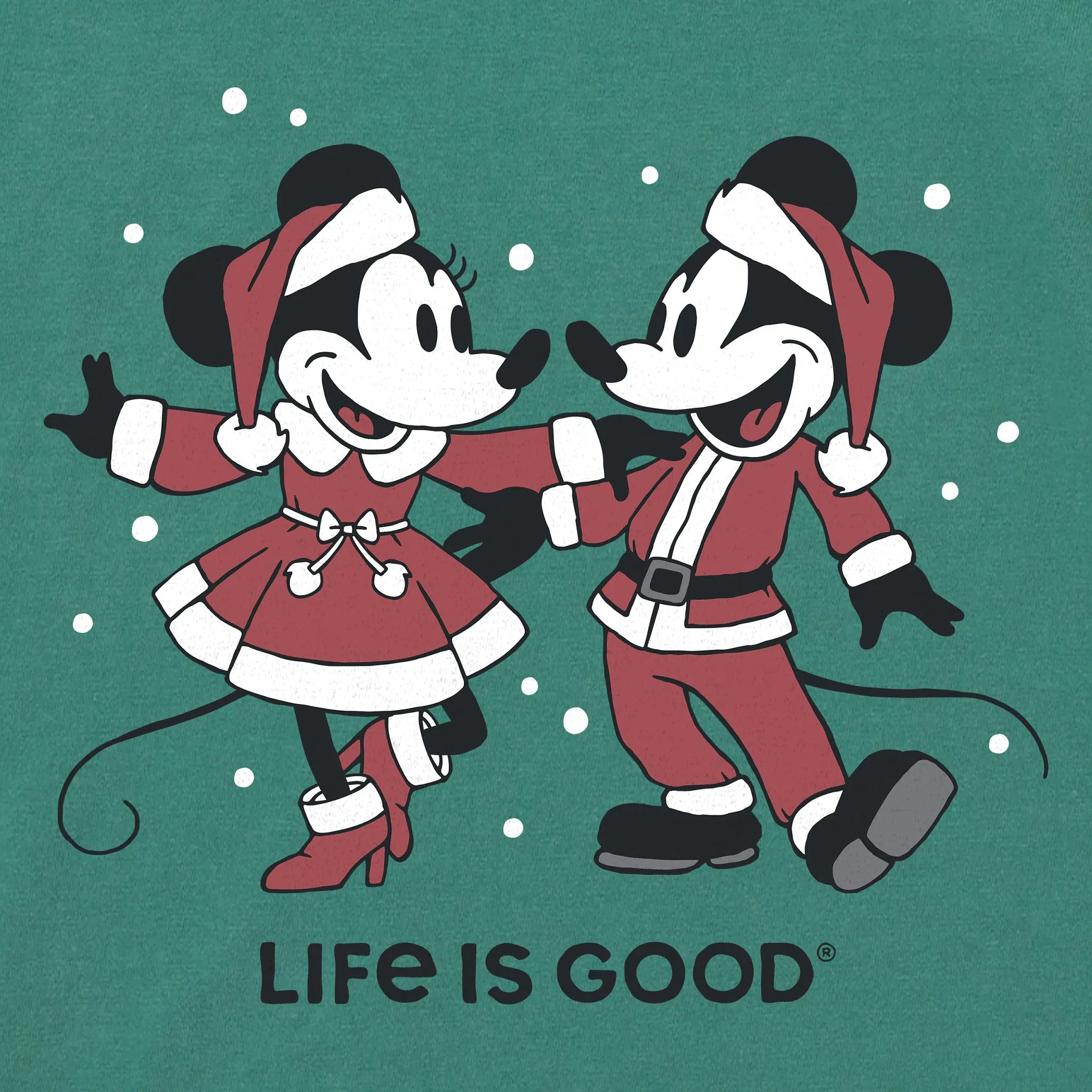 Men's Santa Willie Dancers Long Sleeve Crusher Tee sold by Life is Good product image thumbnail 2