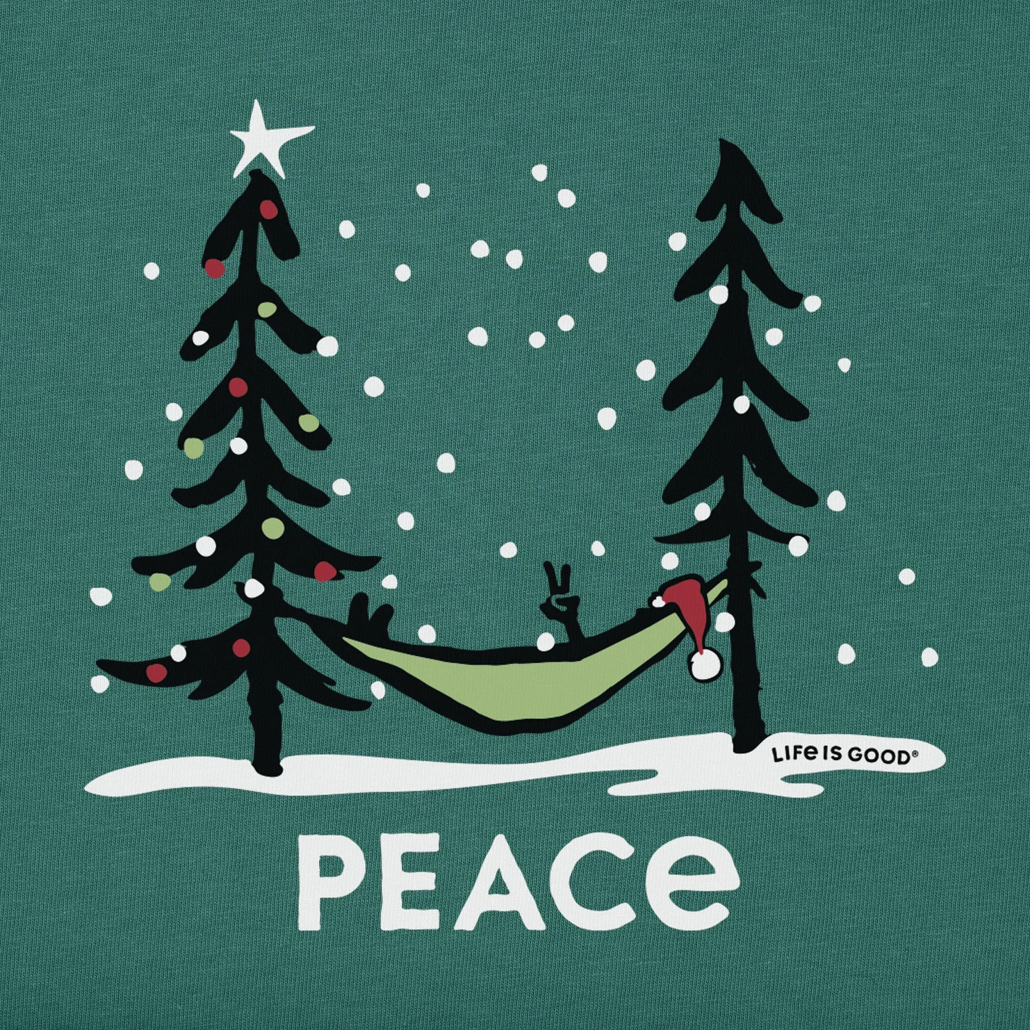 Men's Holiday Hammock Long Sleeve Crusher Tee sold by Life is Good product image thumbnail 2