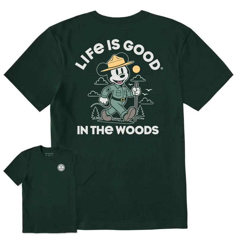 Men's Willie in the Woods Short Sleeve Crusher Tee sold by Life is Good