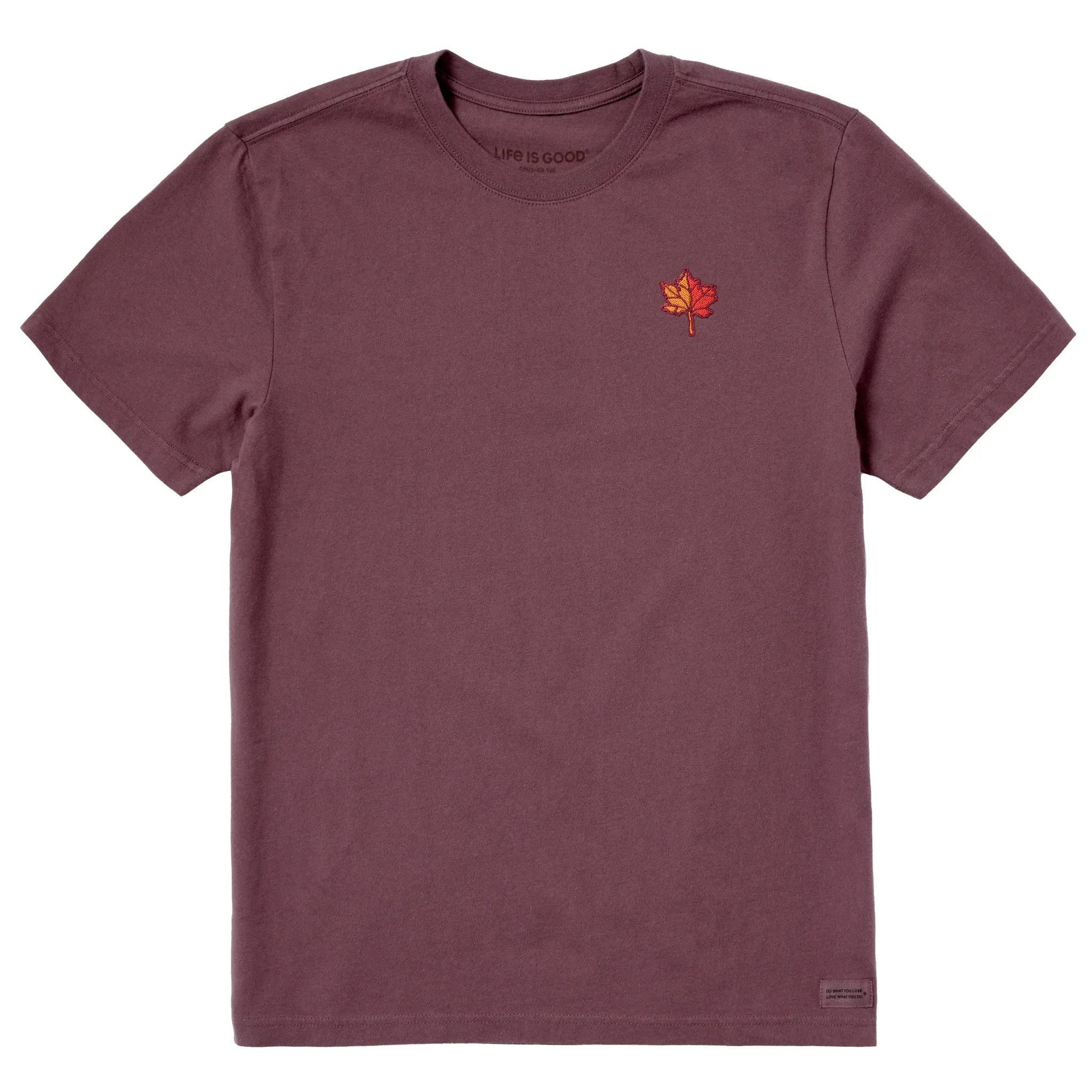 Men's Maple Leaf Short Sleeve Crusher Tee sold by Life is Good