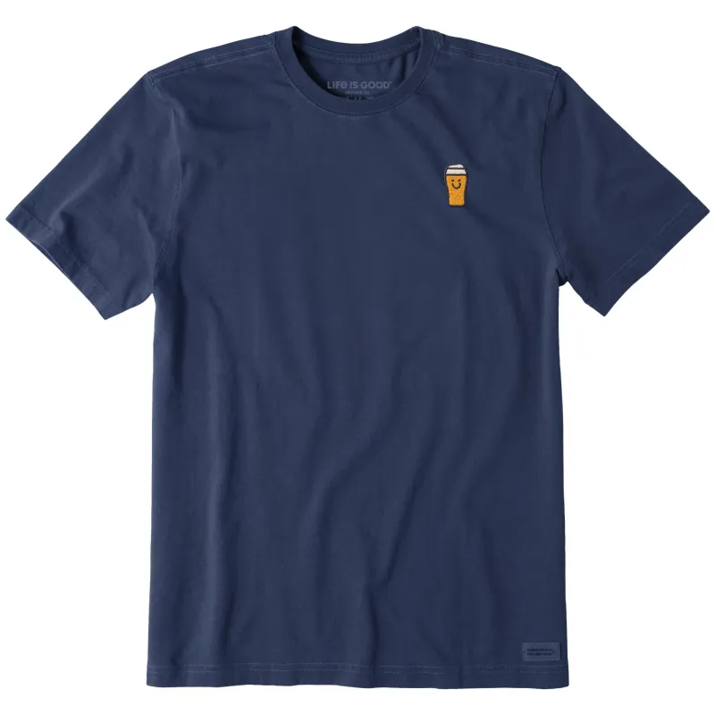 Men's Happy Pint Short Sleeve Crusher Tee sold by Life is Good