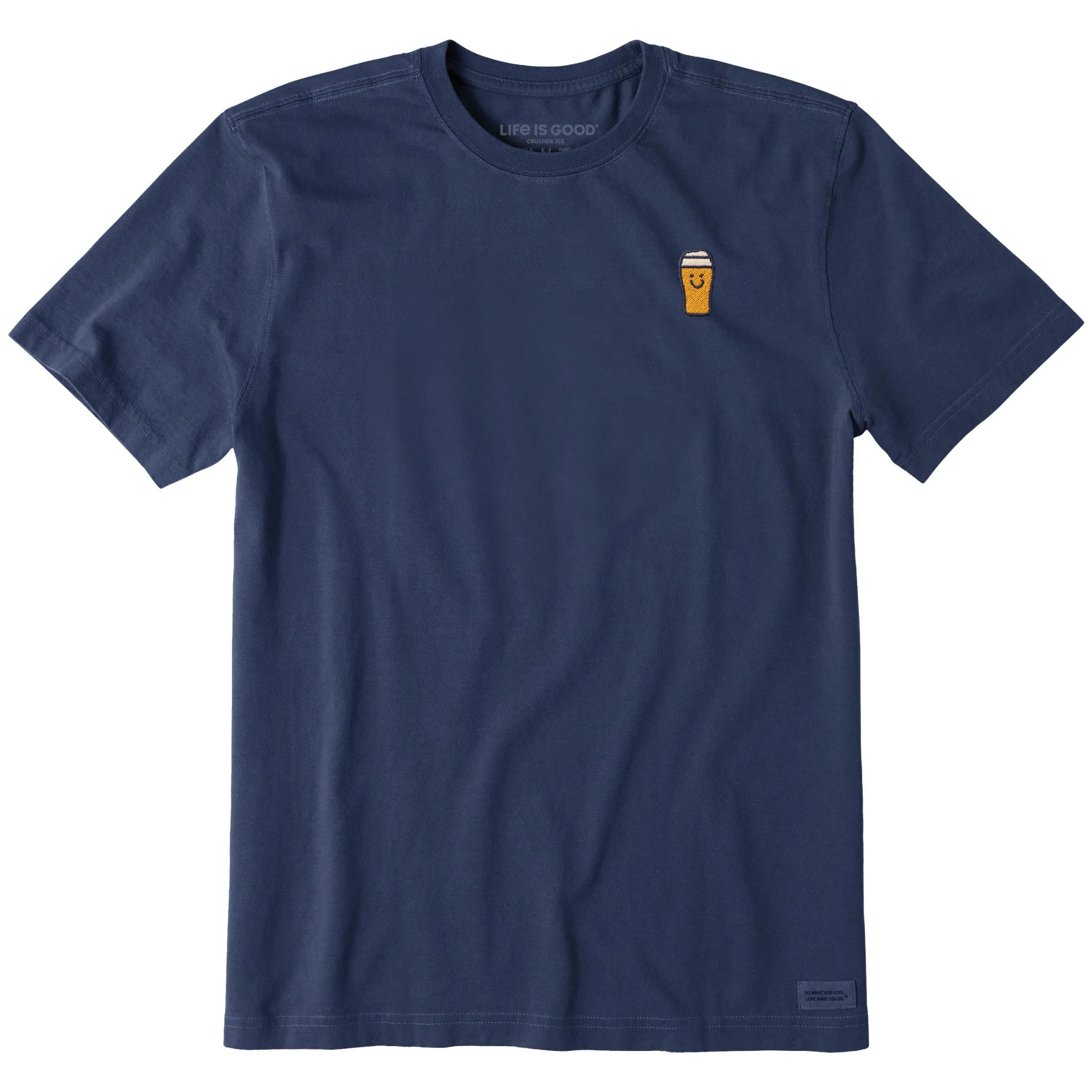 Men's Happy Pint Short Sleeve Crusher Tee sold by Life is Good