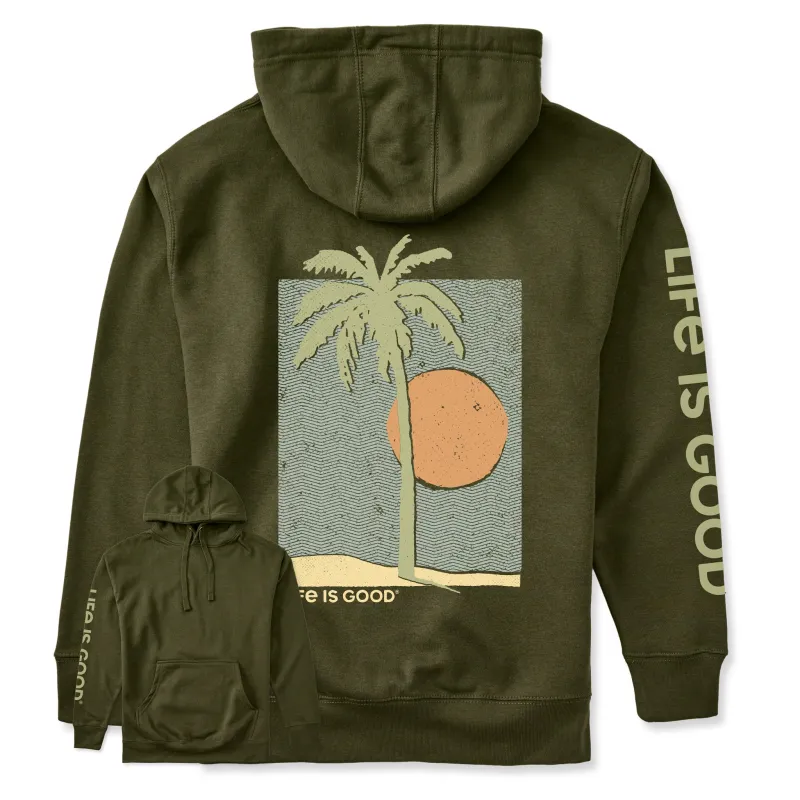Adult Unisex Palm Tree Beach Every Wear Hoodie Sweatshirt sold by Life is Good
