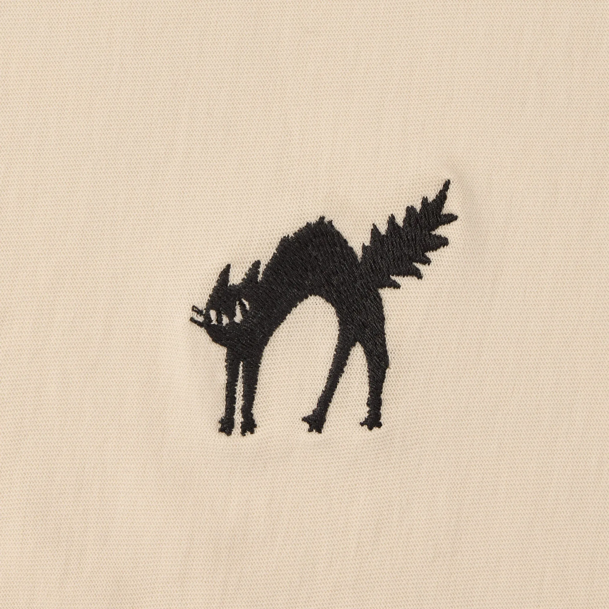 Women's Embroidered Scaredy Black Cat Crusher-LITE Shrunken Tee sold by Life is Good product image thumbnail 2