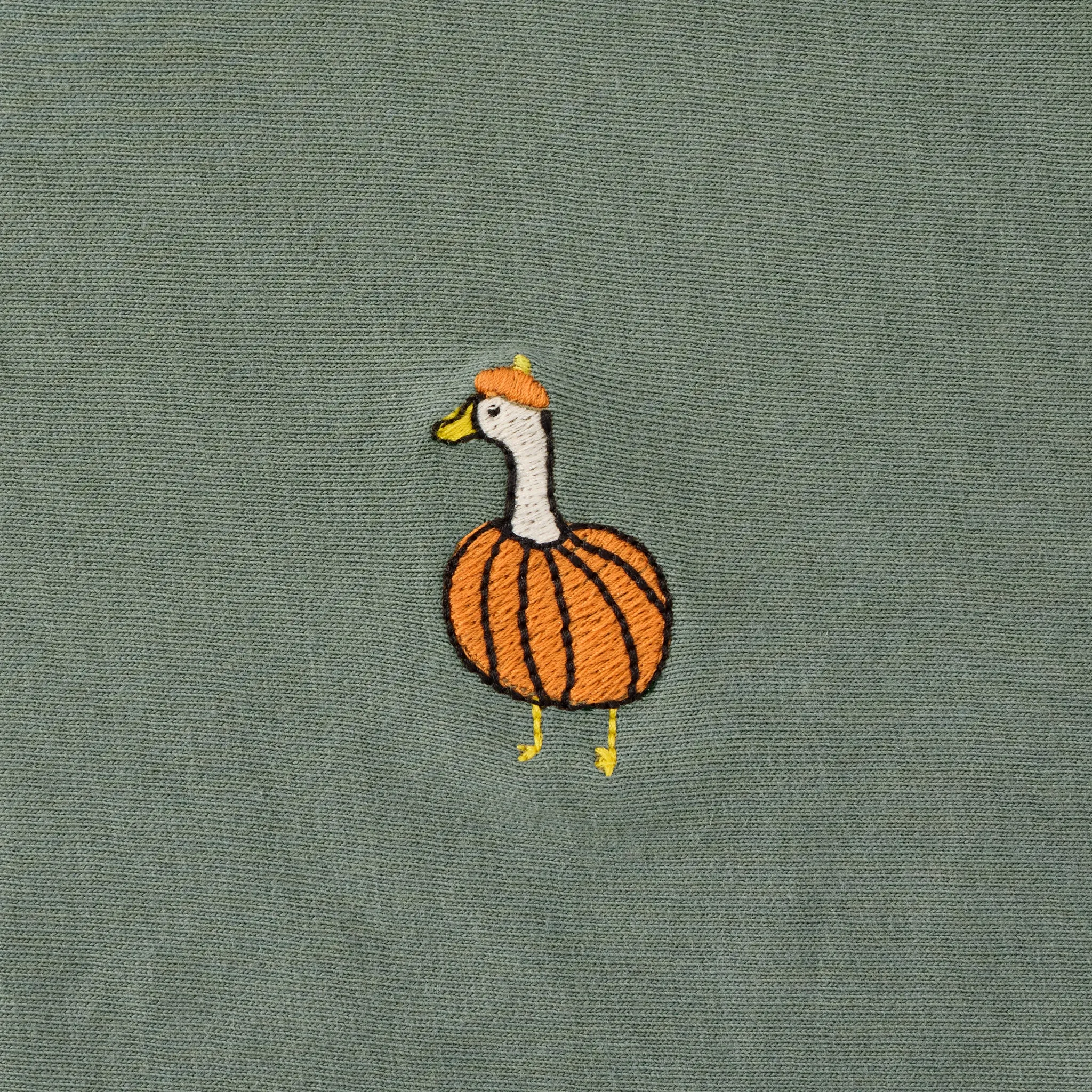 Women's Embroidered Pumpkin Goose Crusher-LITE Shrunken Tee sold by Life is Good product image thumbnail 2