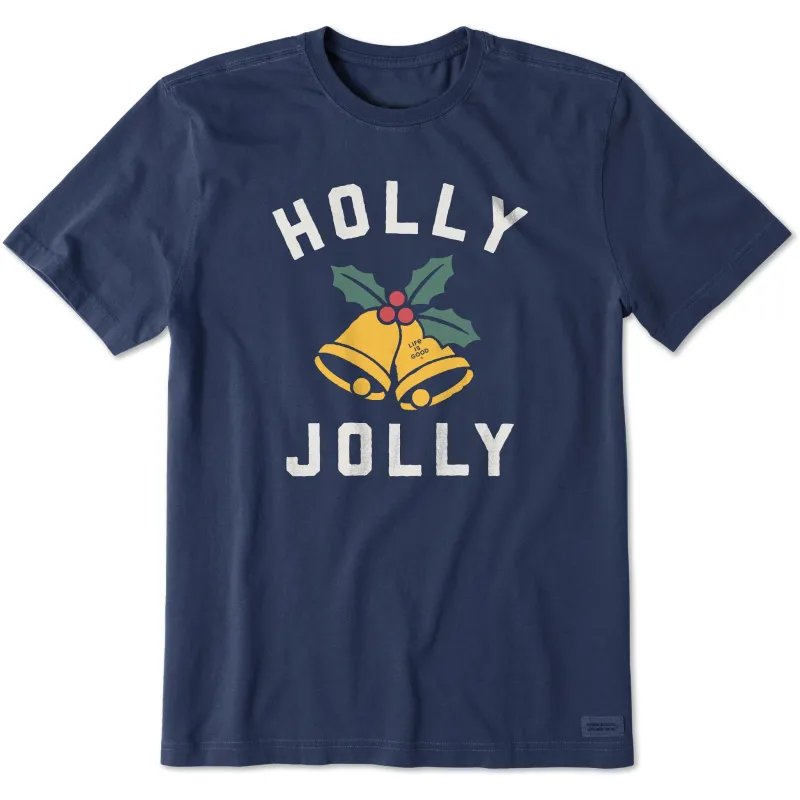 Men's Holly Holly Athletic Short Sleeve Crusher Tee sold by Life is Good