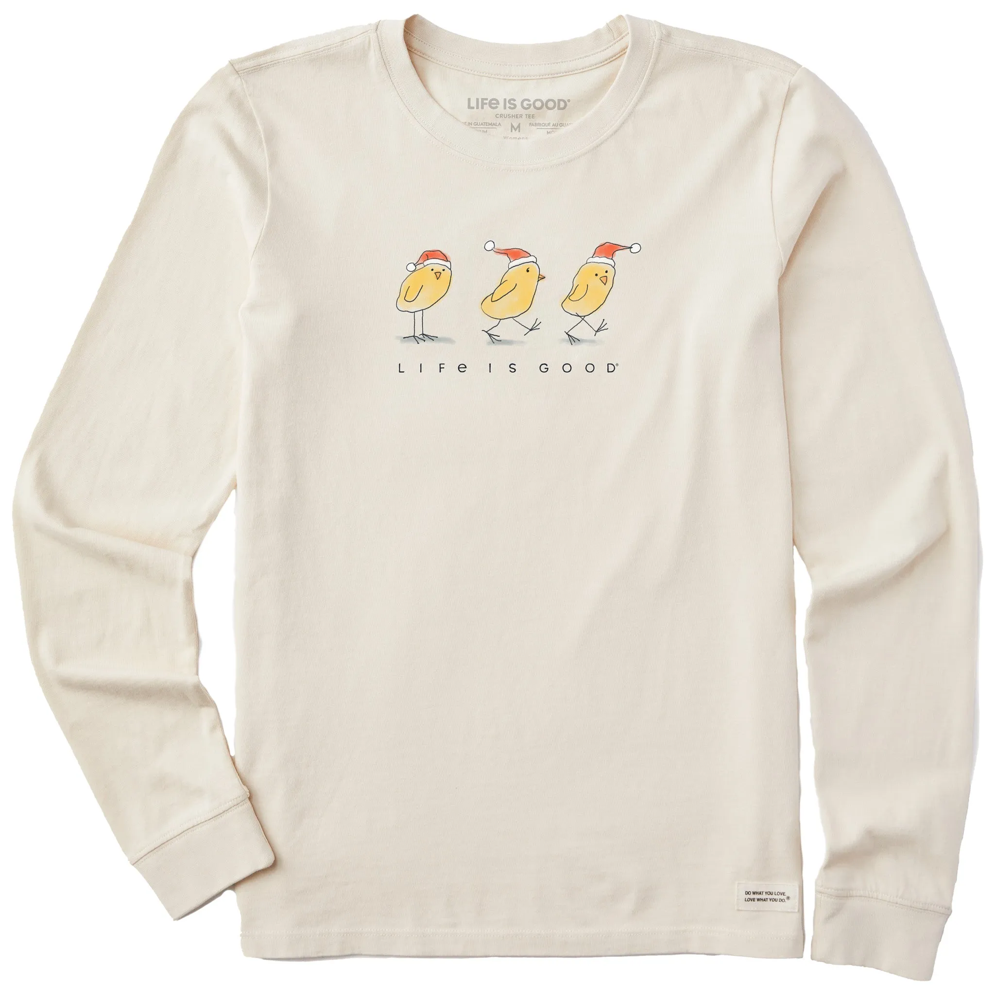 Women's Santa Chicks Long Sleeve Crusher Tee sold by Life is Good