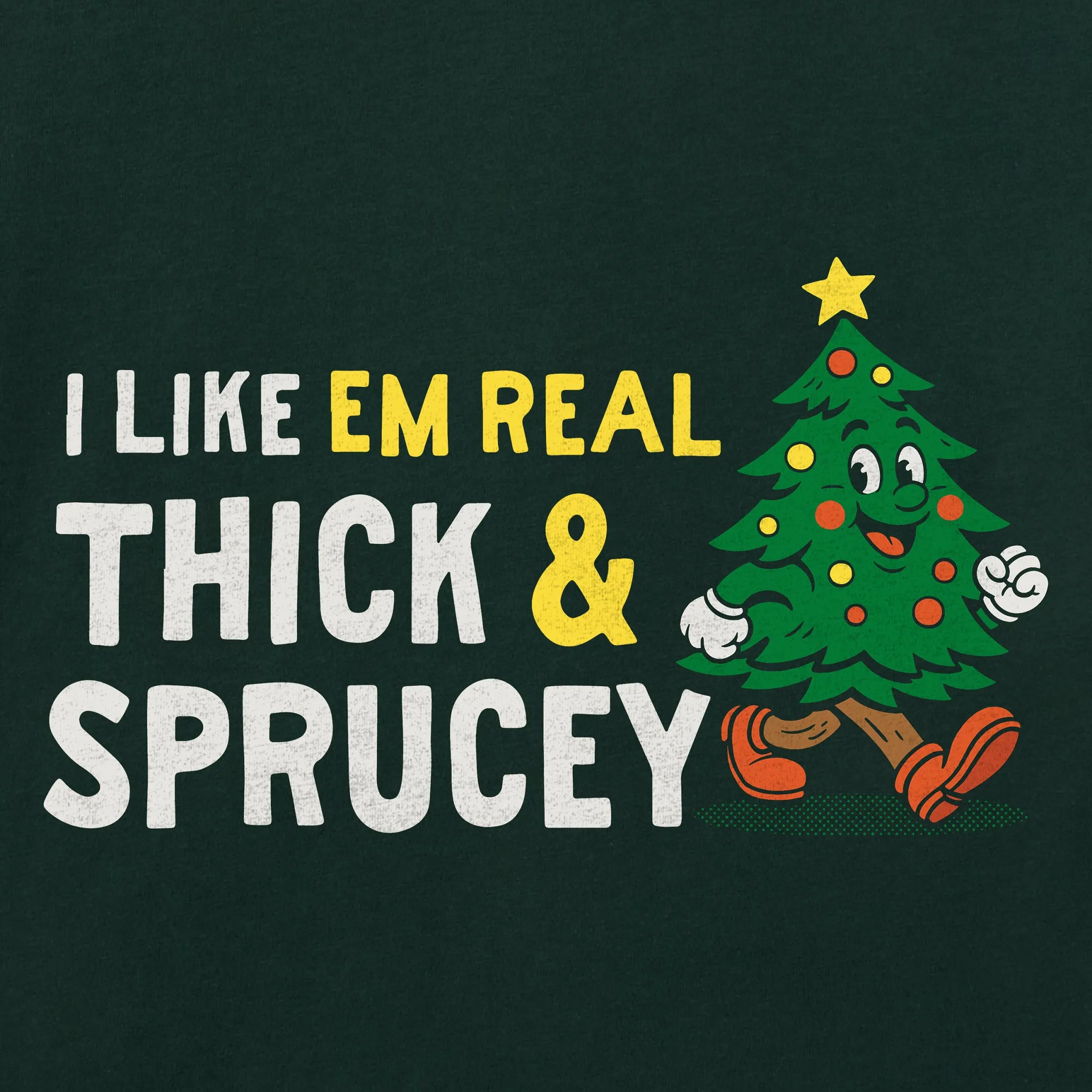 Women's Thick and Sprucey Long Sleeve Crusher Tee sold by Life is Good product image thumbnail 2