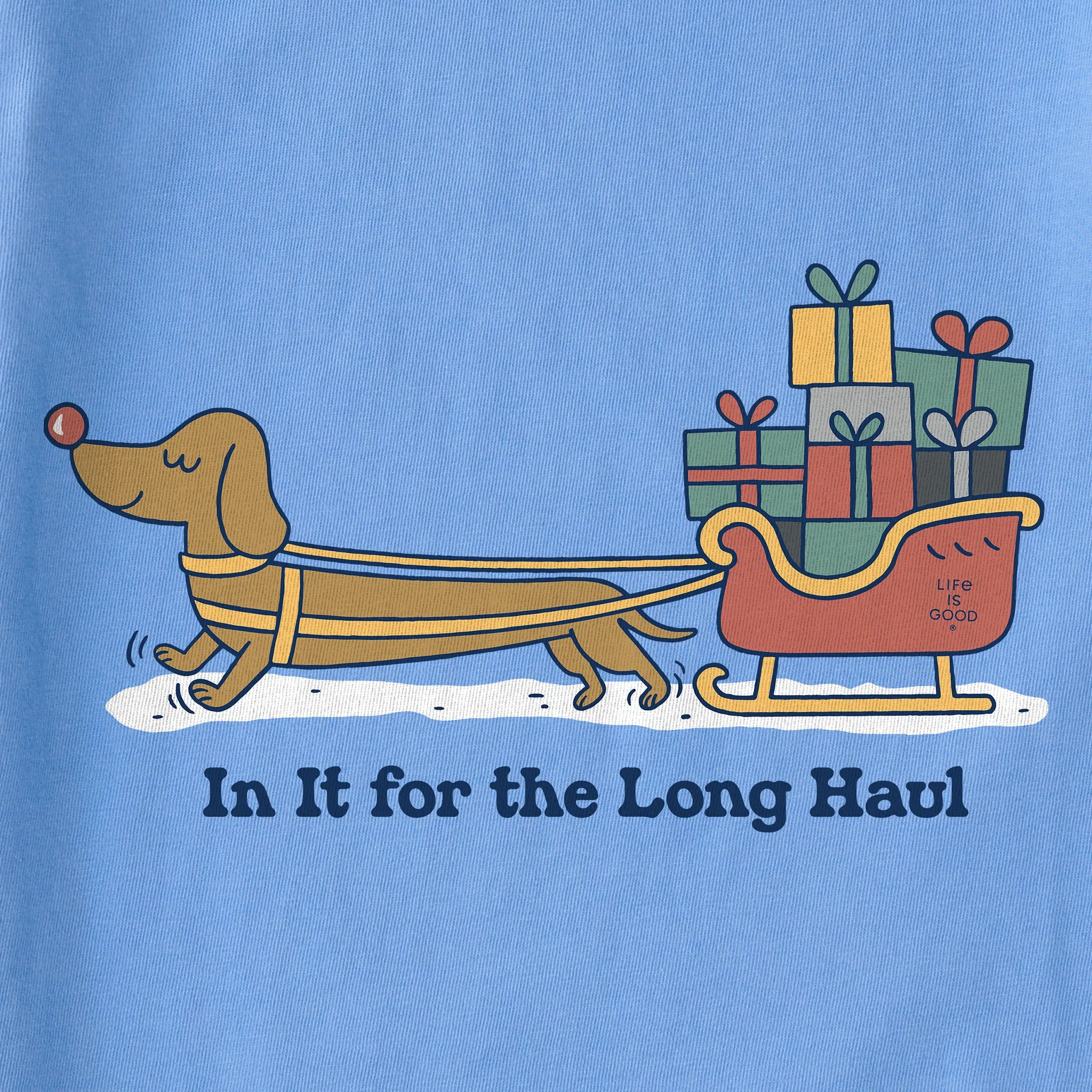 Women's In it for the Long Haul Long Sleeve Crusher Vee sold by Life is Good product image thumbnail 2