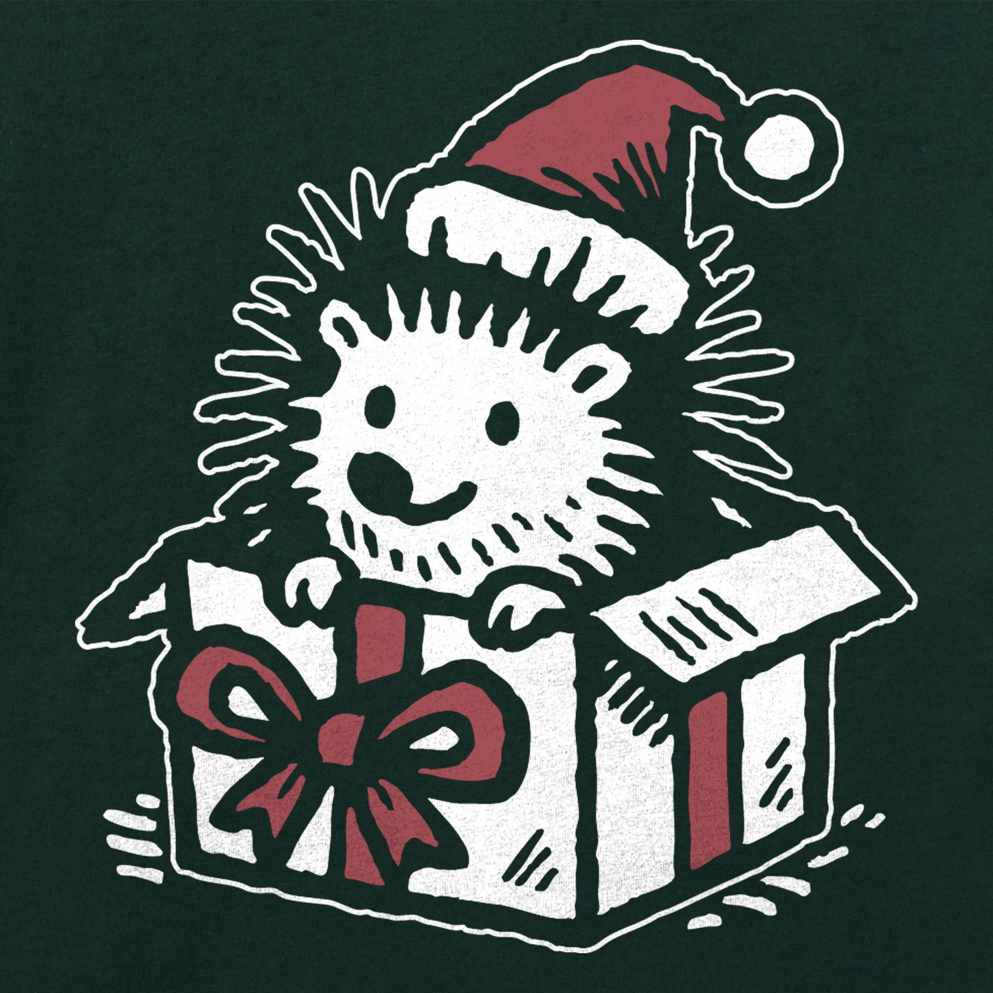 Women's Hedgehog Santa Long Sleeve Crusher Tee sold by Life is Good product image thumbnail 2