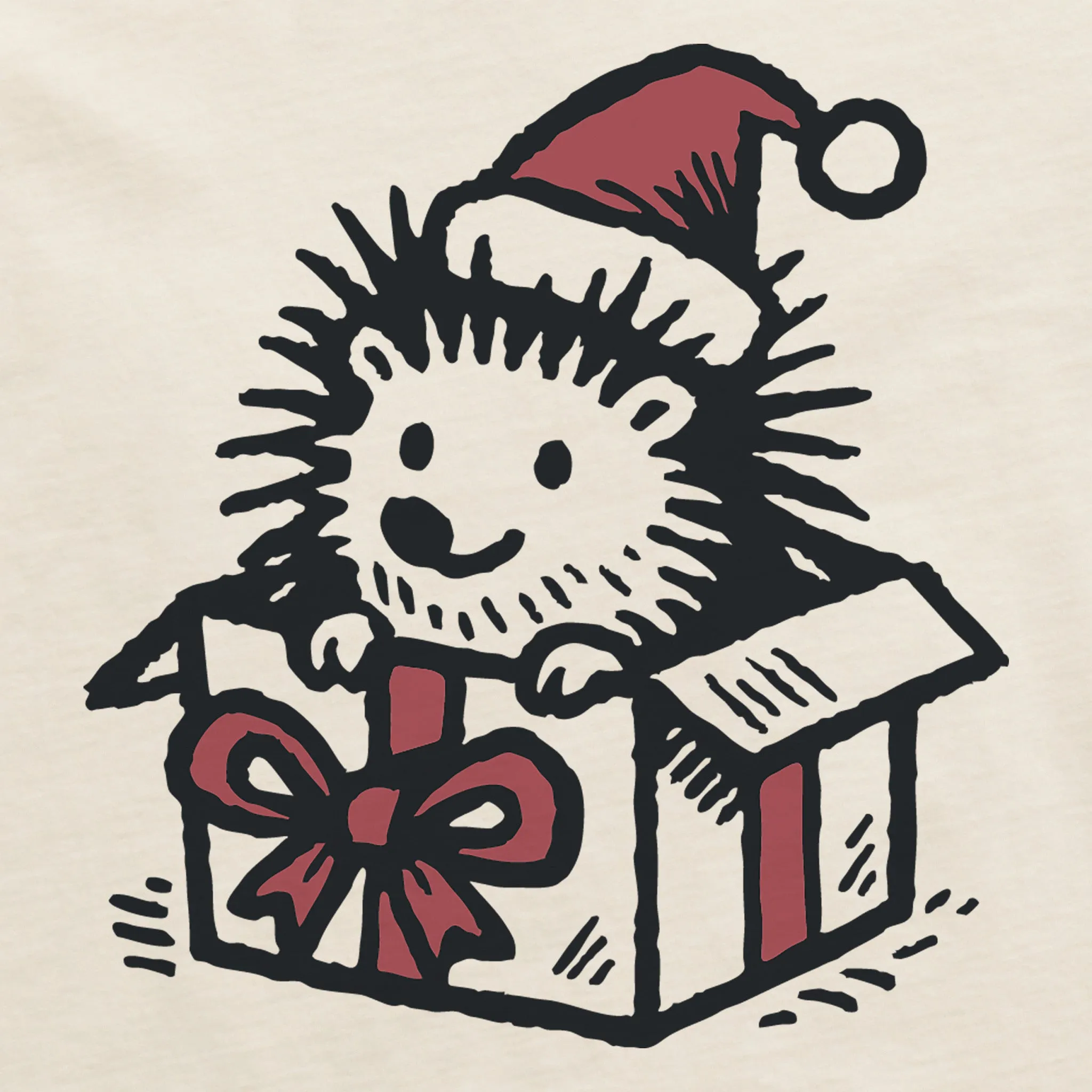 Women's Hedgehog Santa Crusher-LITE Shrunken Tee sold by Life is Good product image thumbnail 2