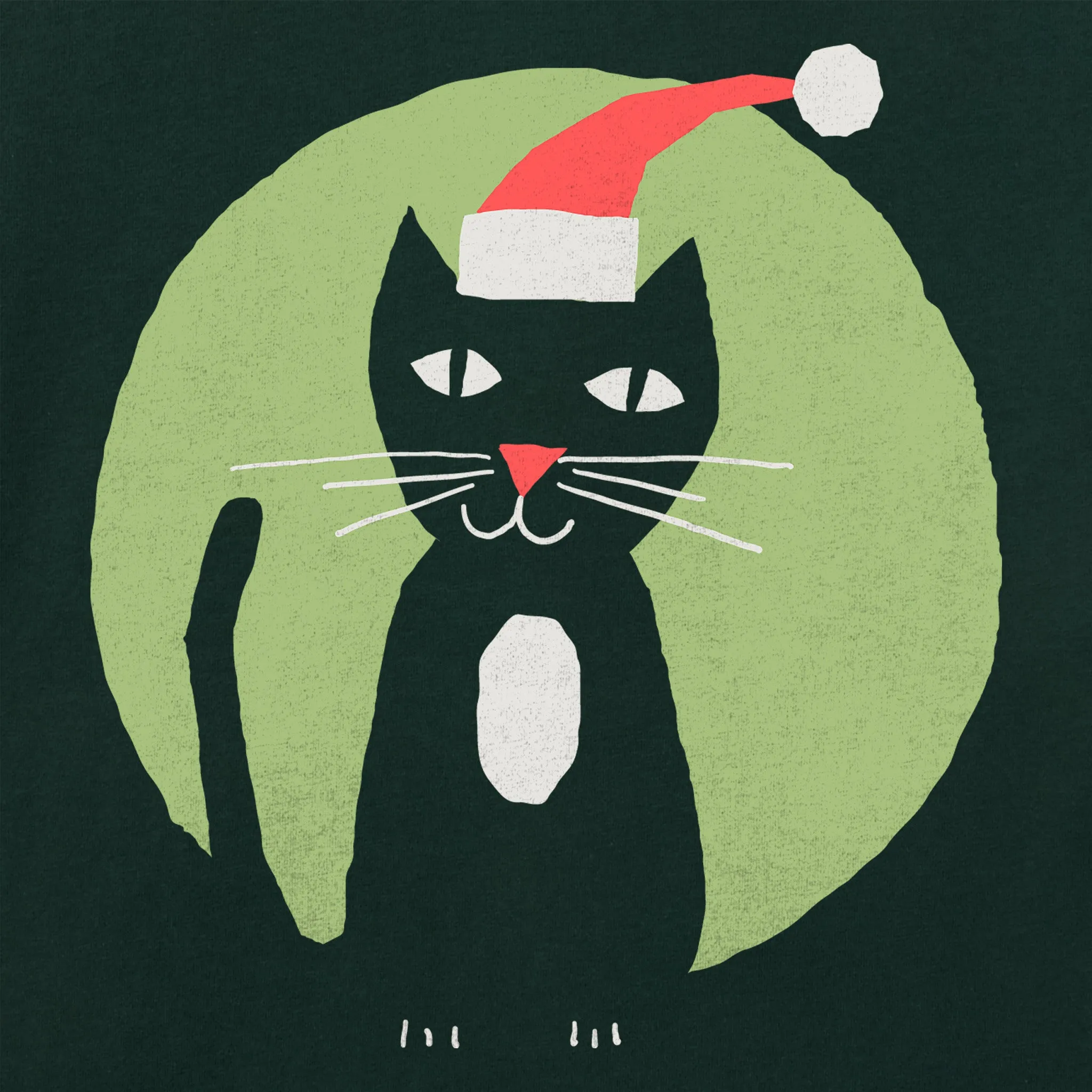Women's Little Santa Cat Short Sleeve Crusher Tee sold by Life is Good product image thumbnail 2