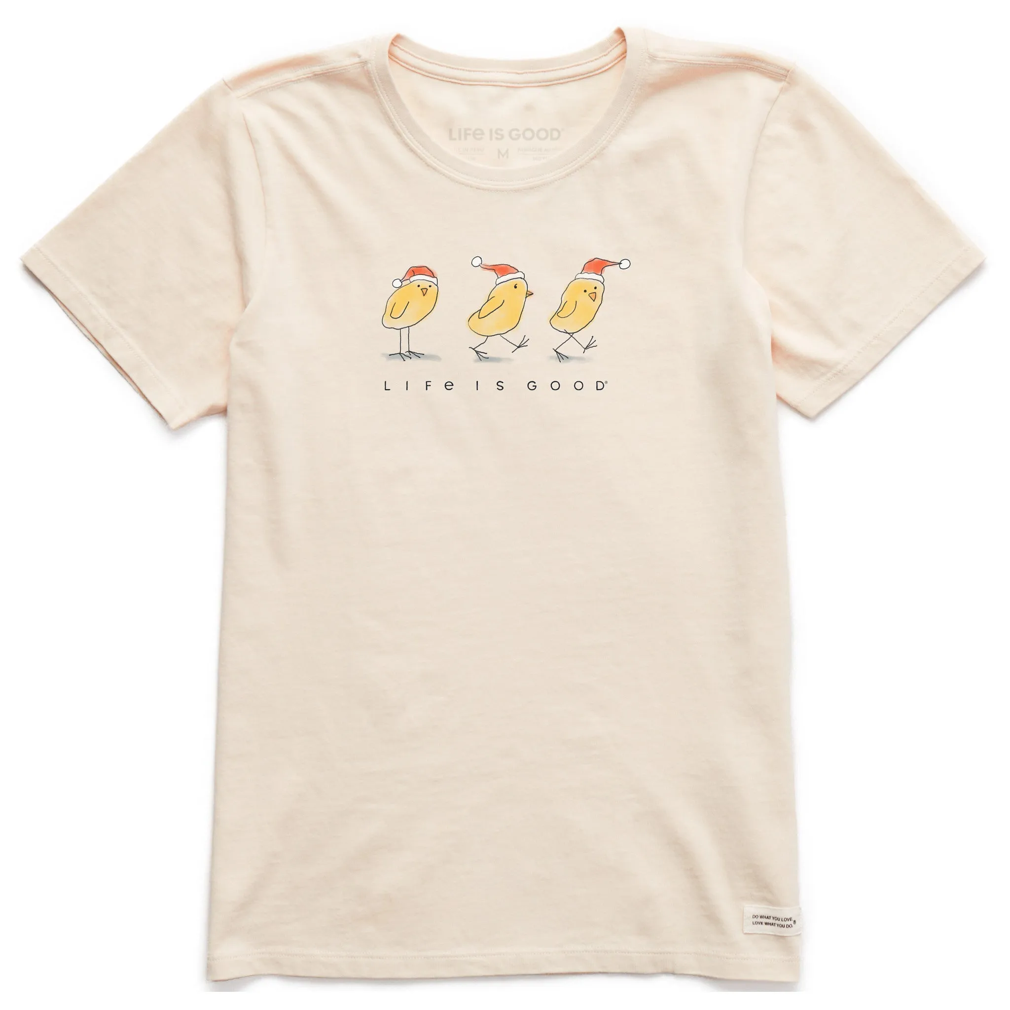 Women's Santa Chicks Short Sleeve Crusher Tee sold by Life is Good